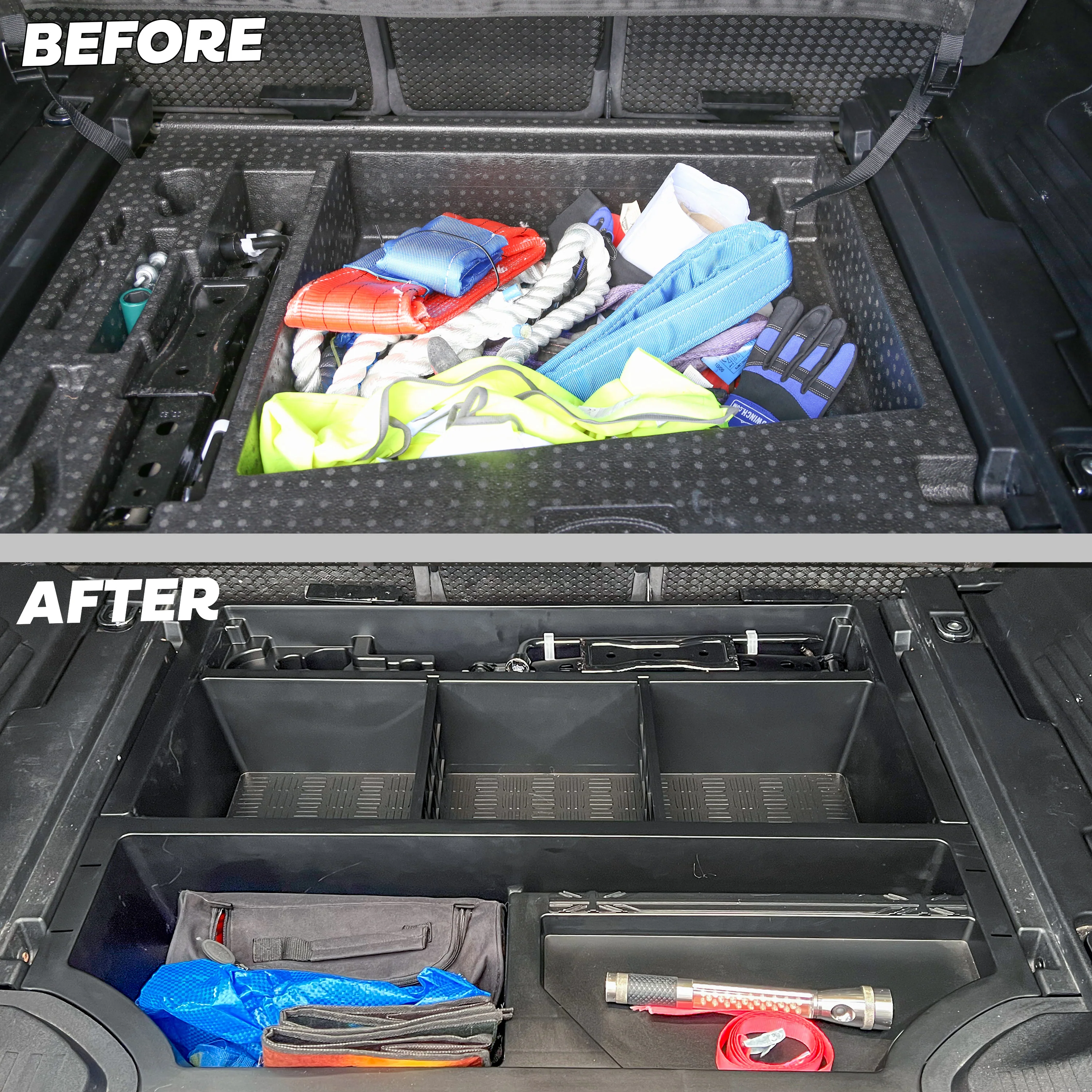 Under Boot Floor Storage Box for Land Rover Defender L663(110) - Image 4