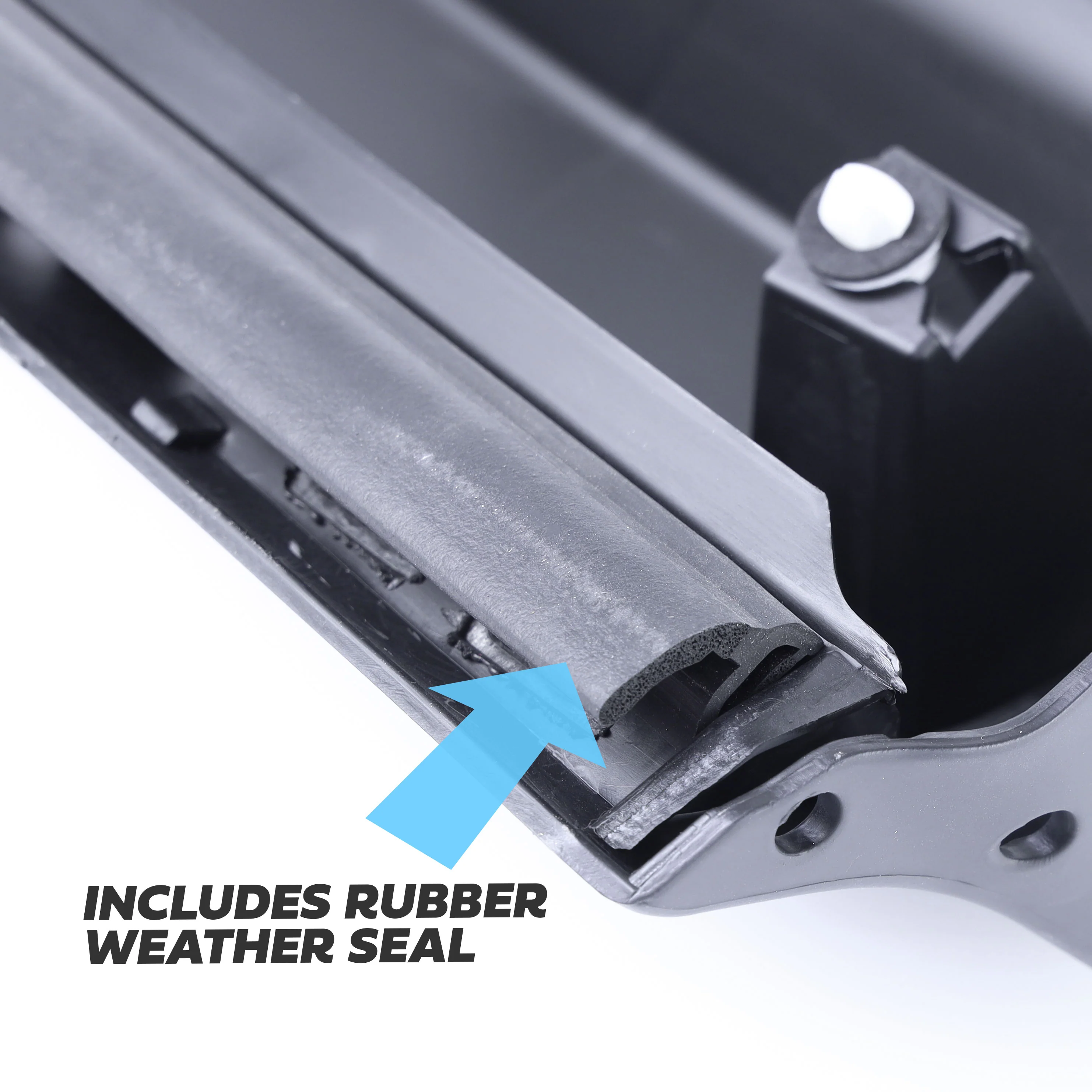 Lower Door Moulding in Textured Black - Left Rear Door Section - for Range Rover Sport L494 - Image 6