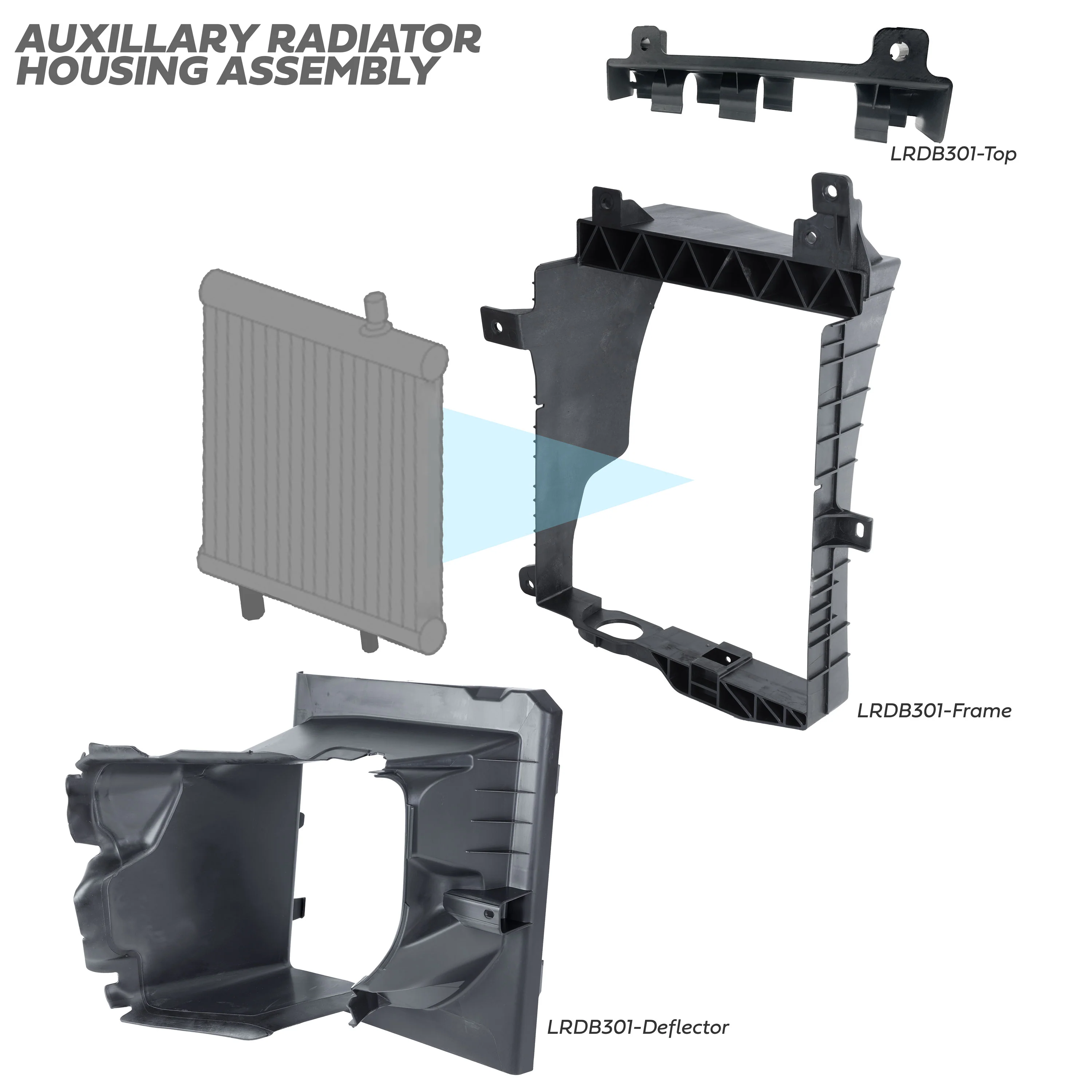 Lower LEFT Air Deflector for Land Rover Defender L663 - Image 7