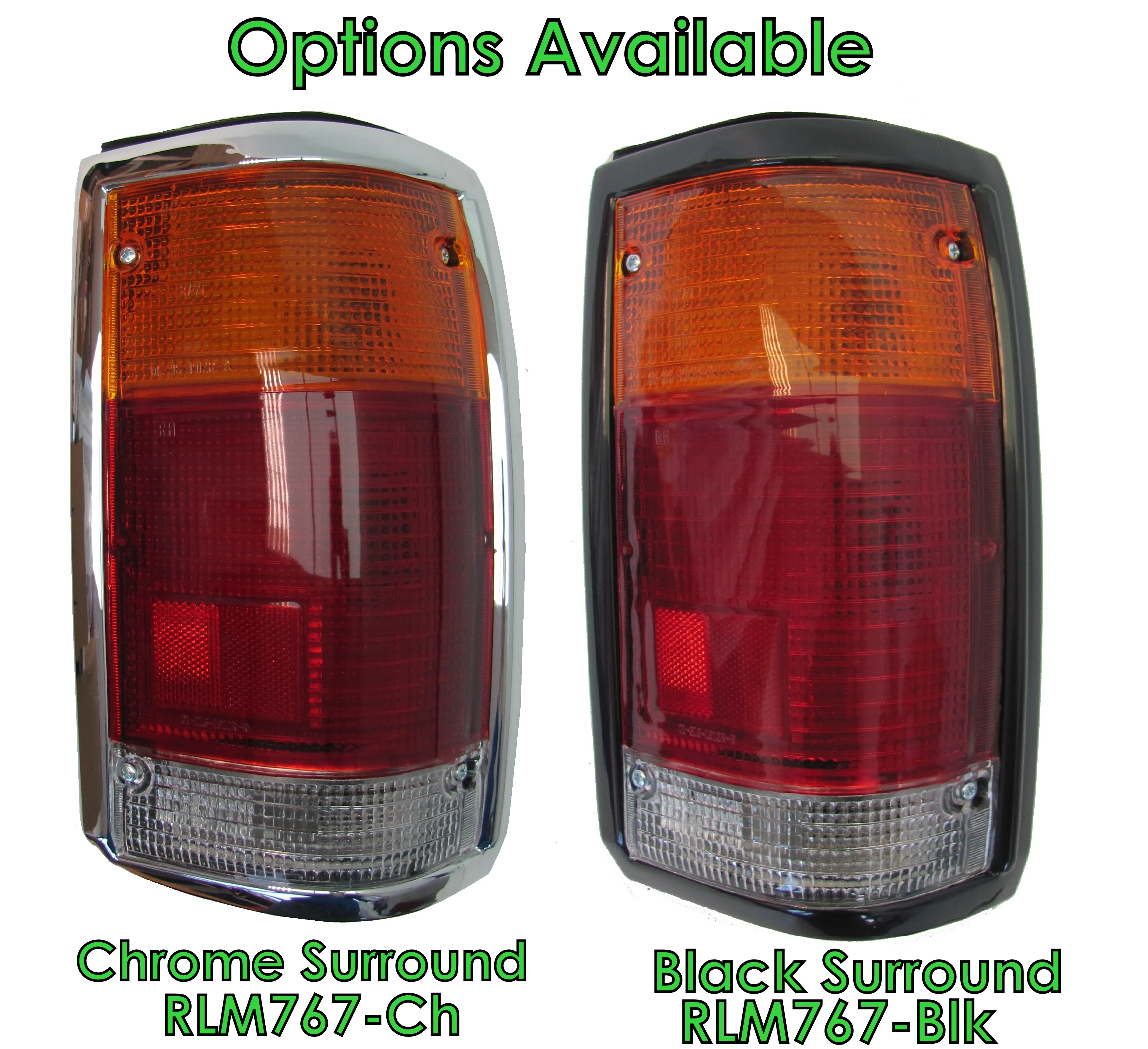 Mazda B2200 Rear Light Assembly - Chrome Surround - RH - Image 4