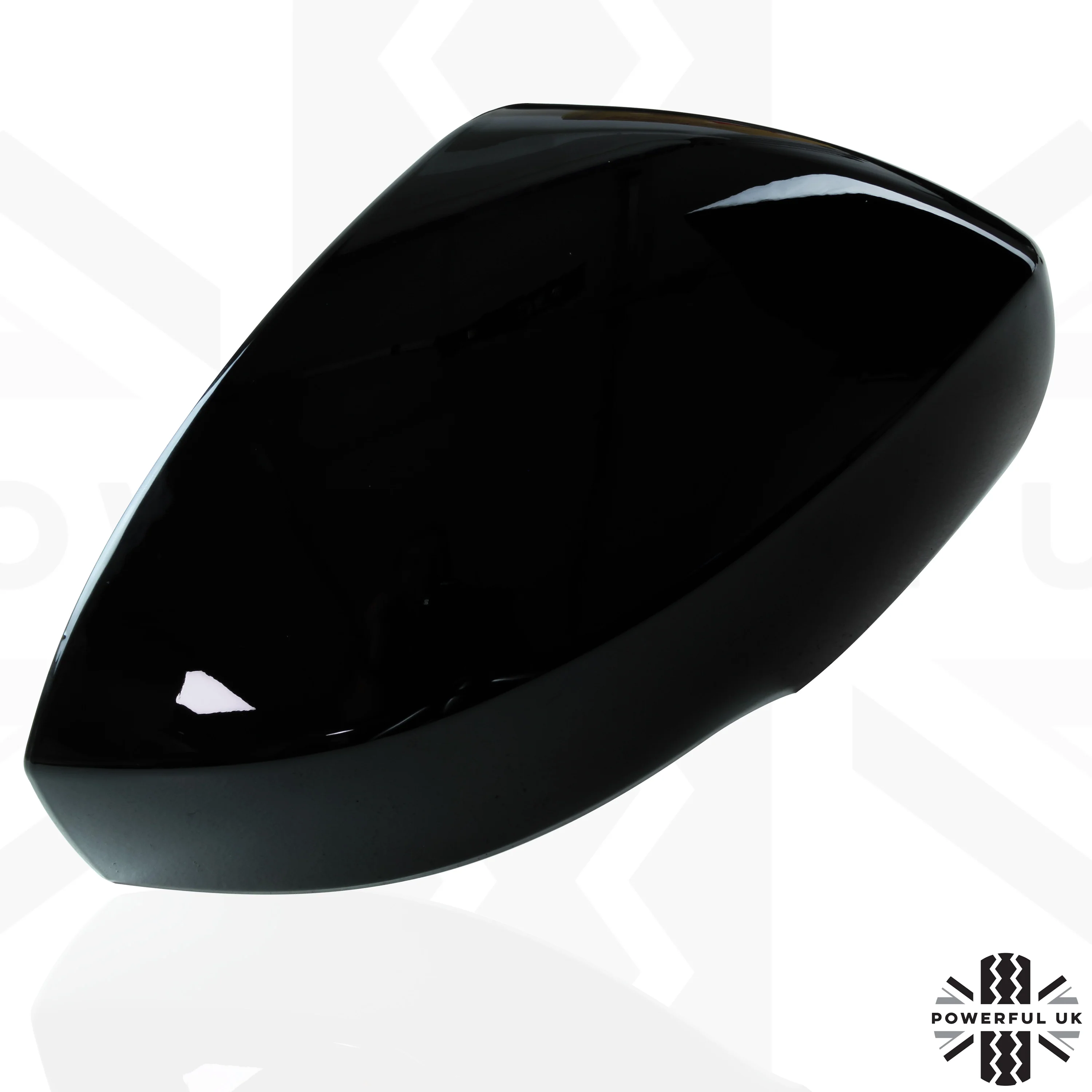 Mirror Covers - Top Half Caps for Land Rover Discovery 4 Facelift - Gloss Black - Image 3