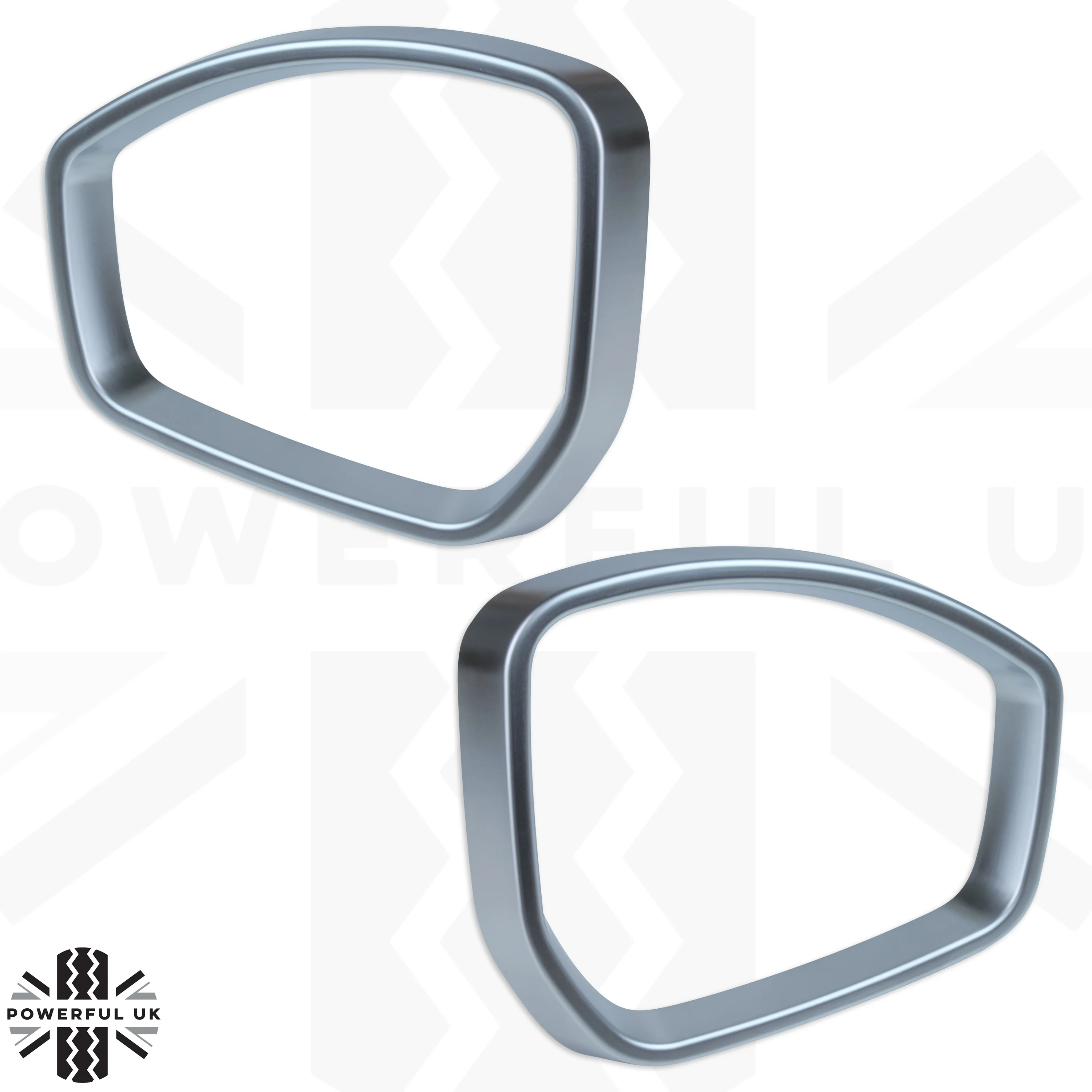 Mirror Surround Trims for Range Rover Velar - Silver - Image 3