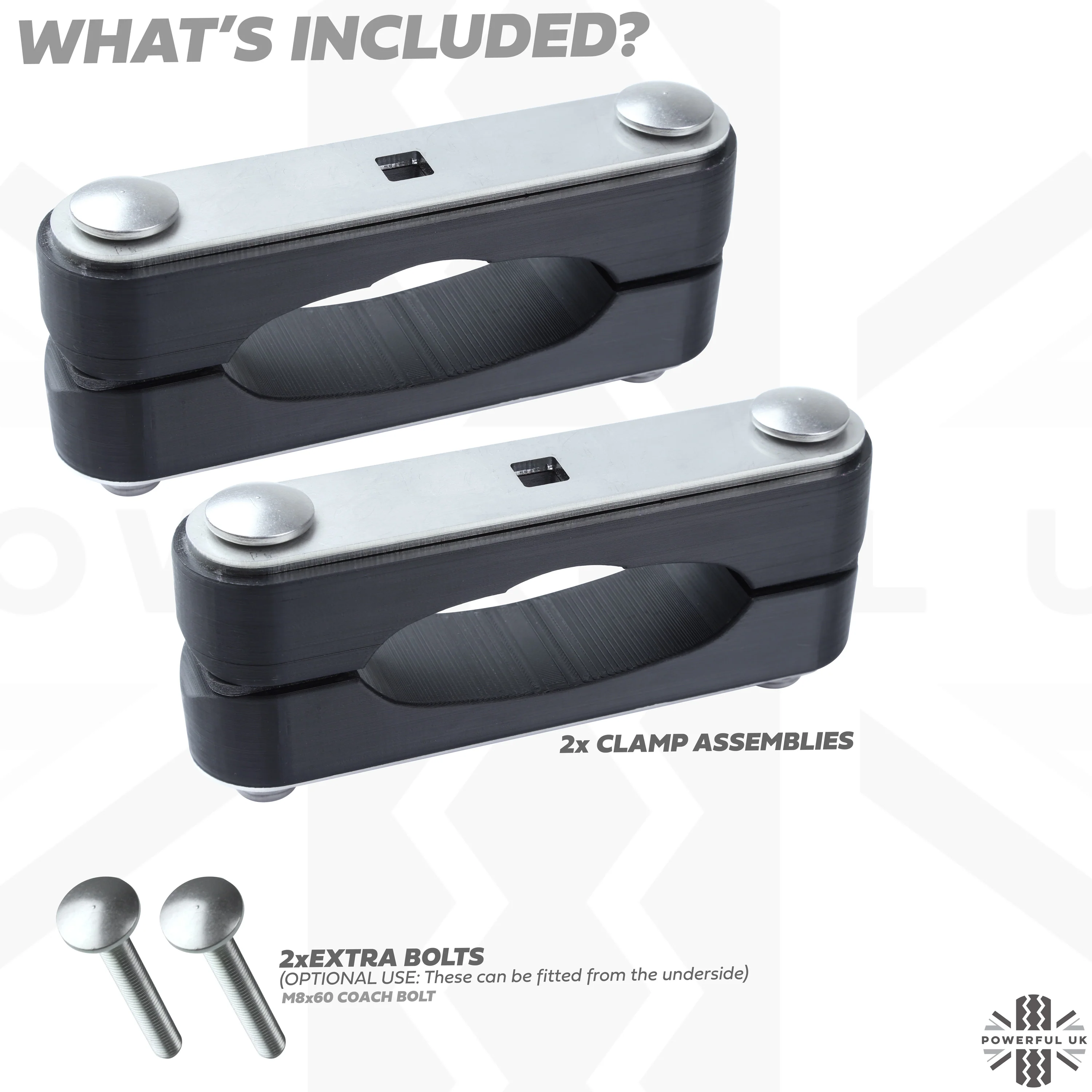 Mount Clamp Kit for the Land Rover Freelander 2 'AFTERMARKET Cross Bars' - Kit B - Image 3
