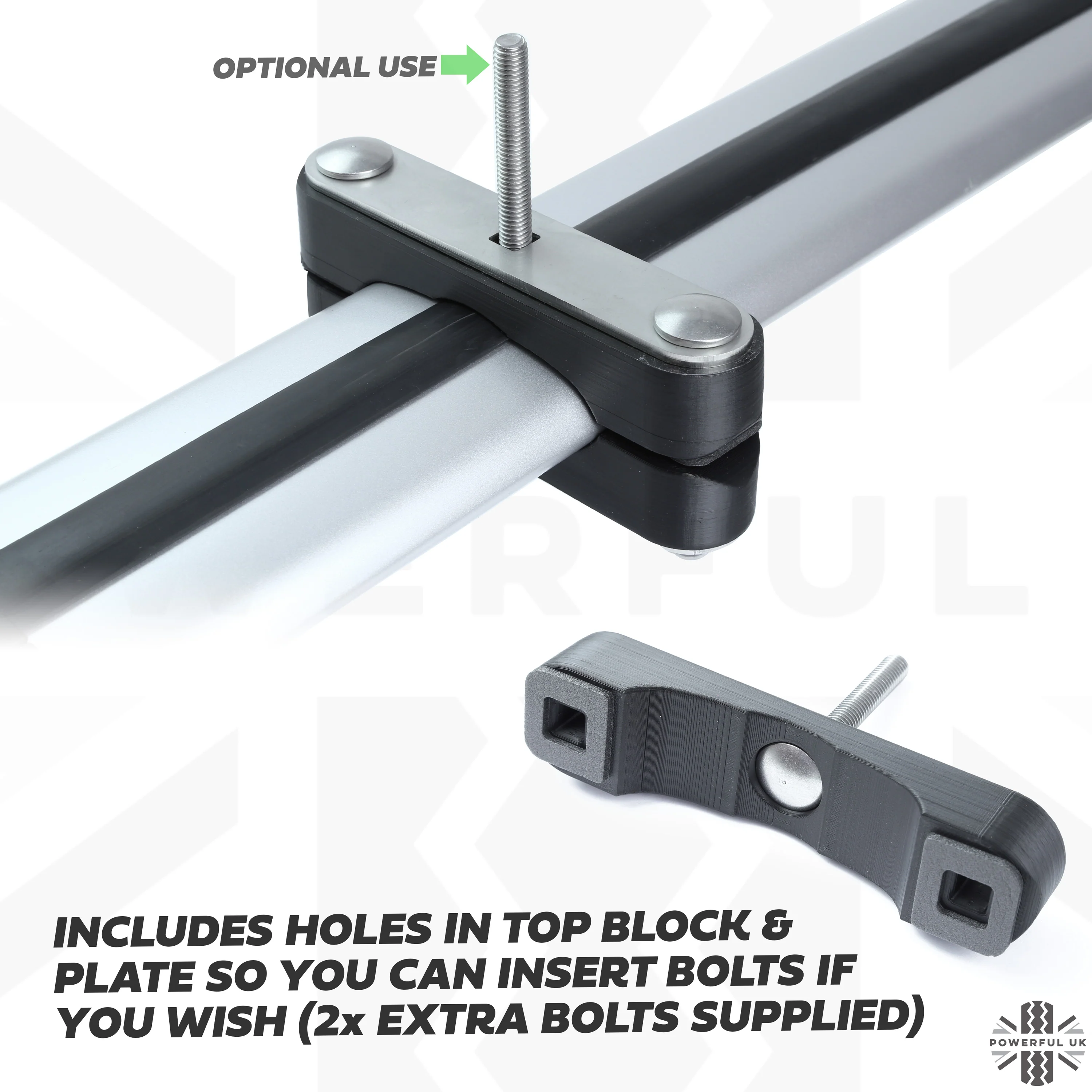 Mount Clamp Kit for the Land Rover Freelander 2 'AFTERMARKET Cross Bars' - Kit B - Image 4