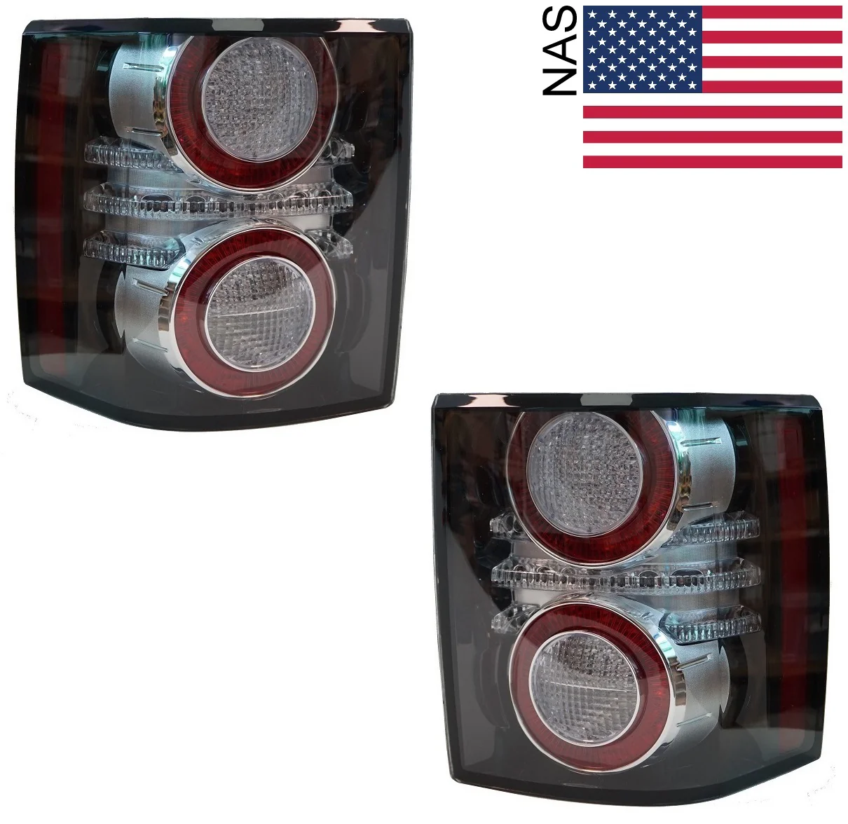 NAS/USA Spec 2012 LED Aftermarket Rear Lights Lamp for Range Rover L322 Vogue 2012+ - PAIR