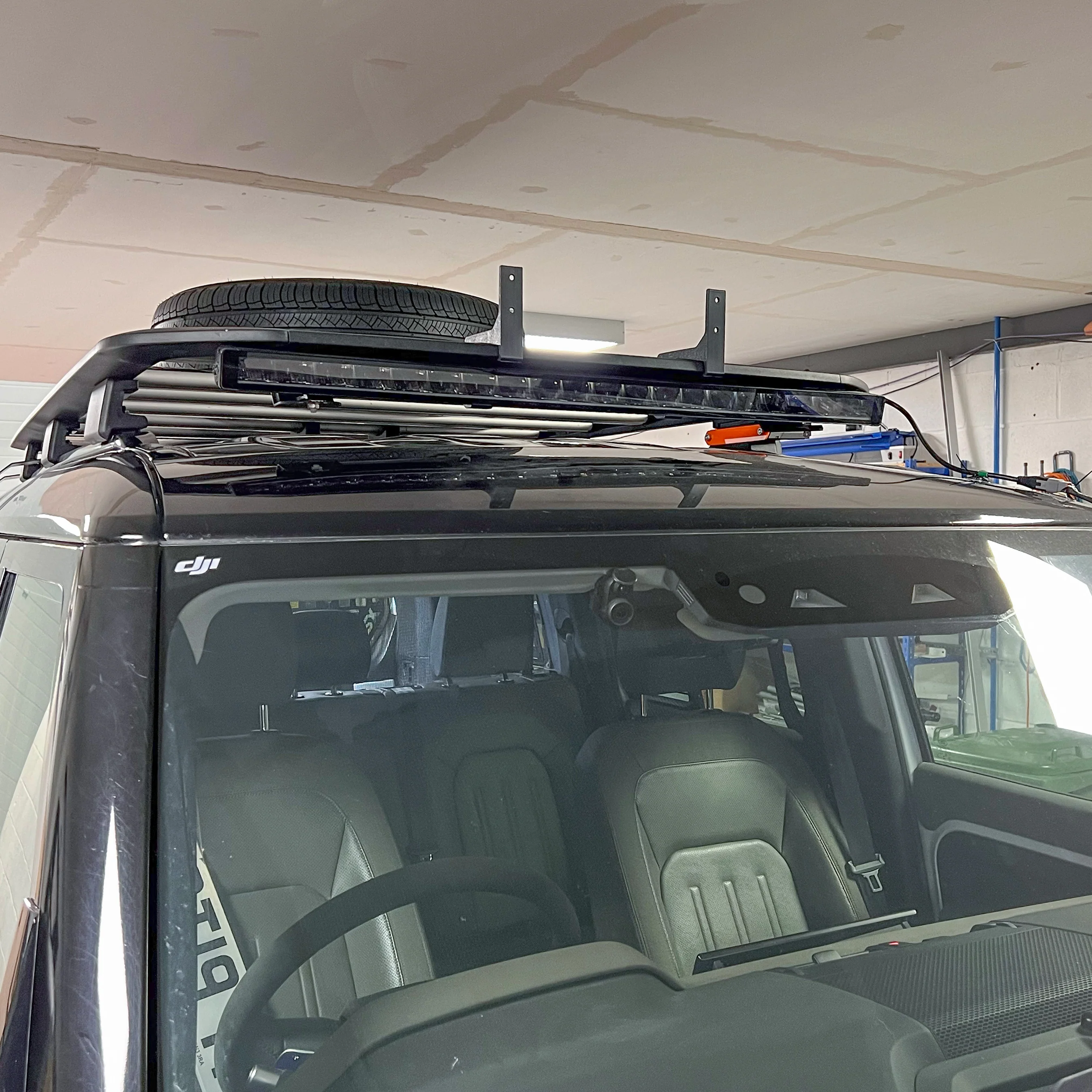 Number Plate Mount for Expedition Roof Rack for Land Rover Defender L663 - Type B - High/Bolt-on Type - Image 2