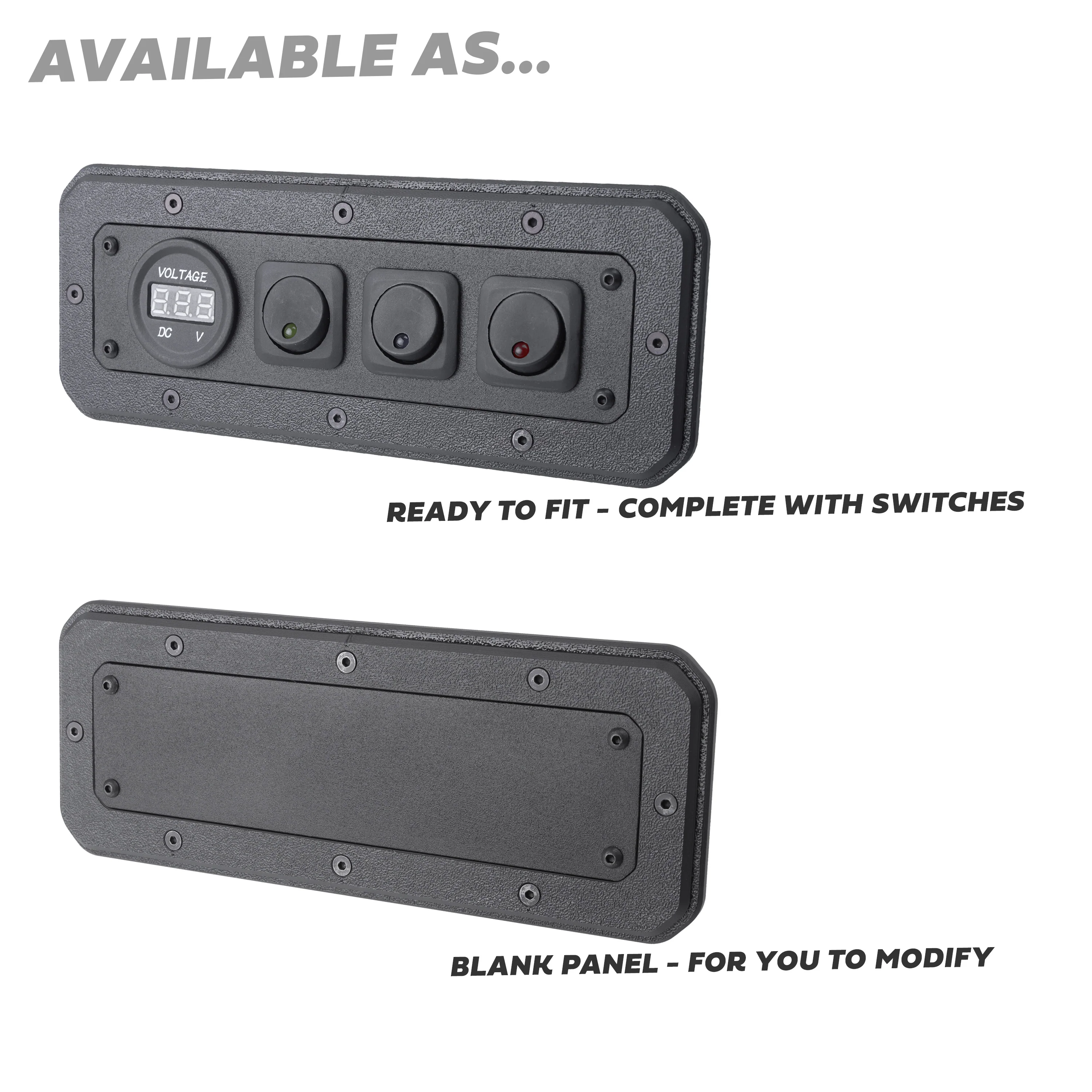 Overhead Switch Panel - Blank Plate NO Switches - Image 7