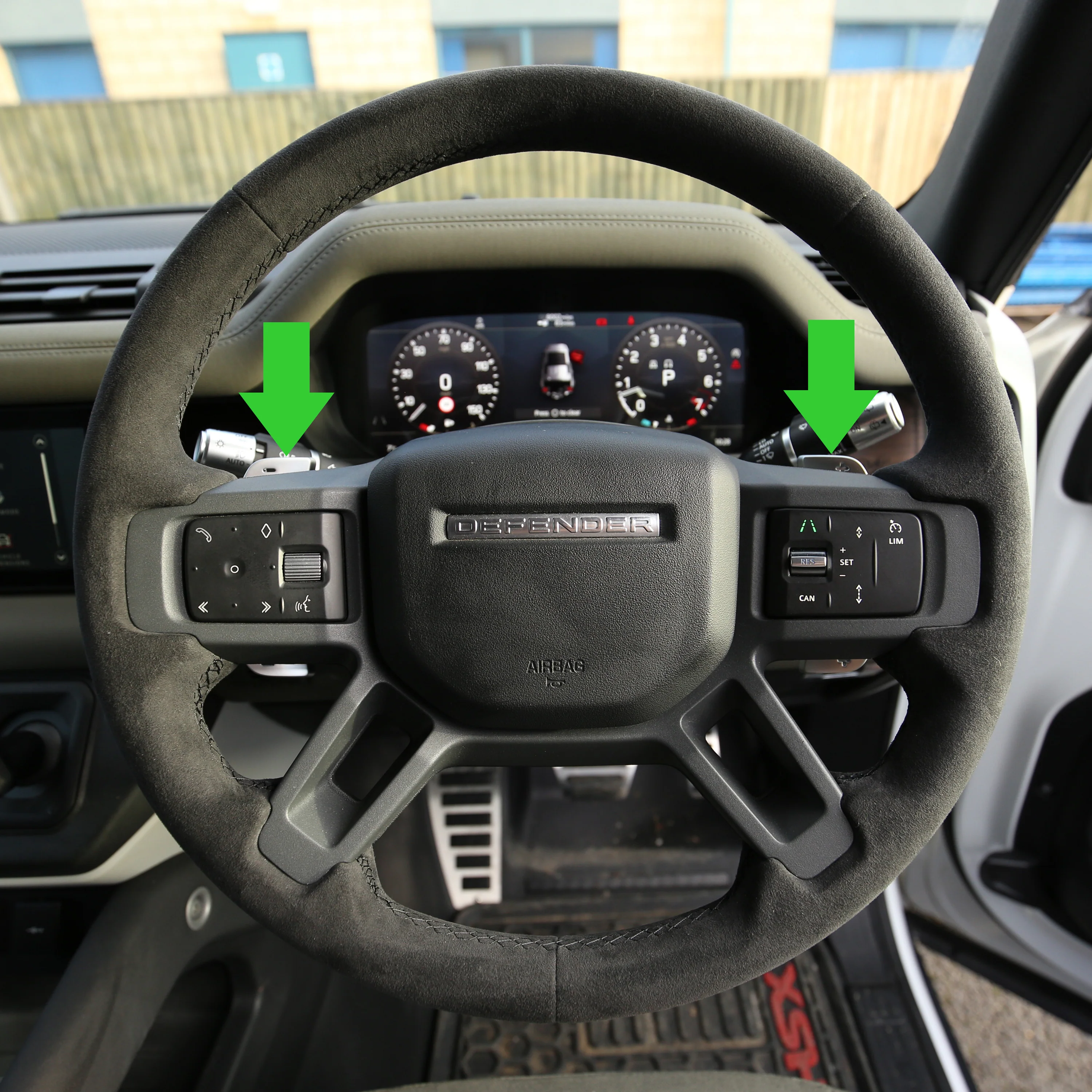 Paddle Shift Upgrade Kit for Land Rover Defender L663 - for Heated or non heated Wheel - Image 6