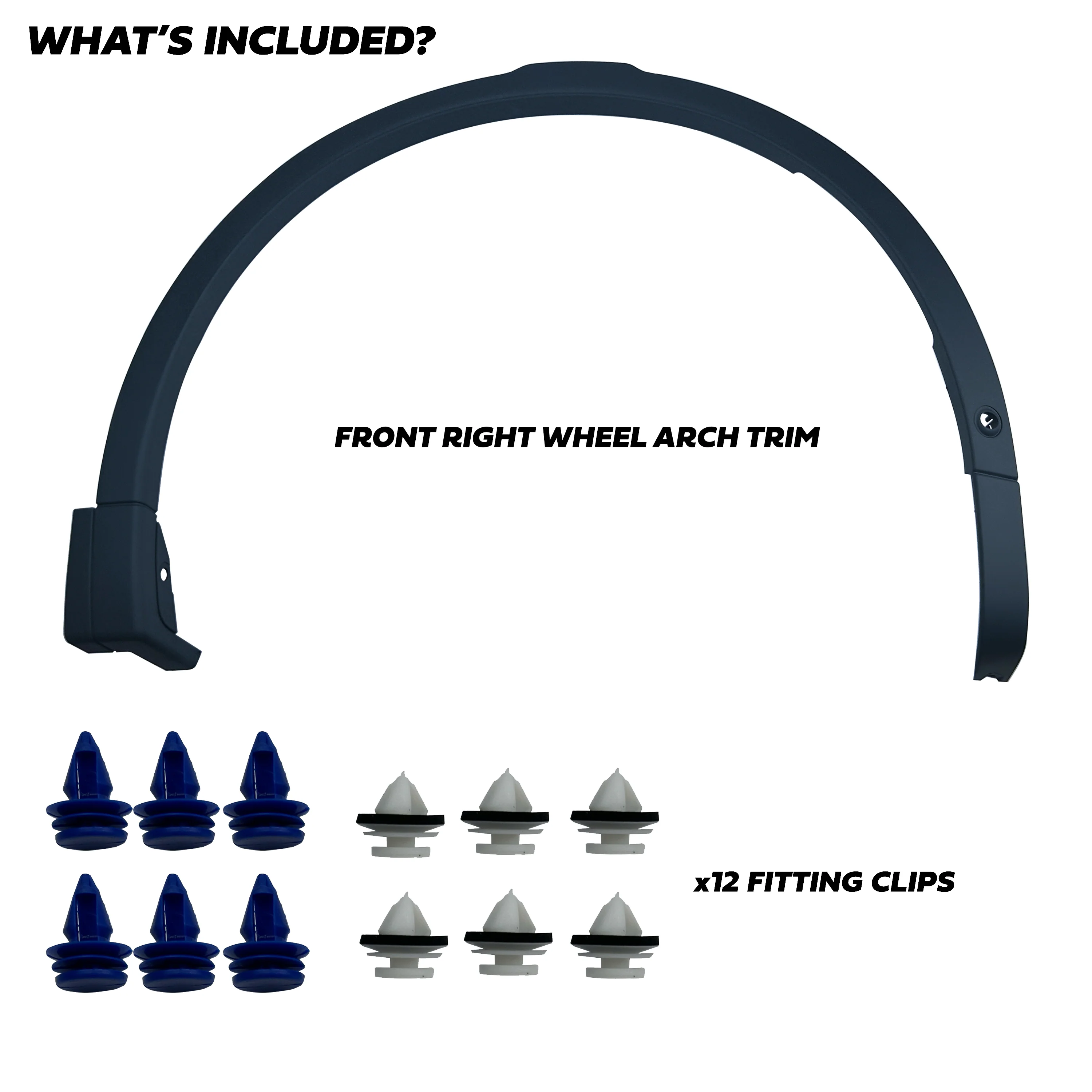 Primer Front Wheel Arch Trim (with PDC hole) for Land Rover Discovery Sport (2019+) - Right