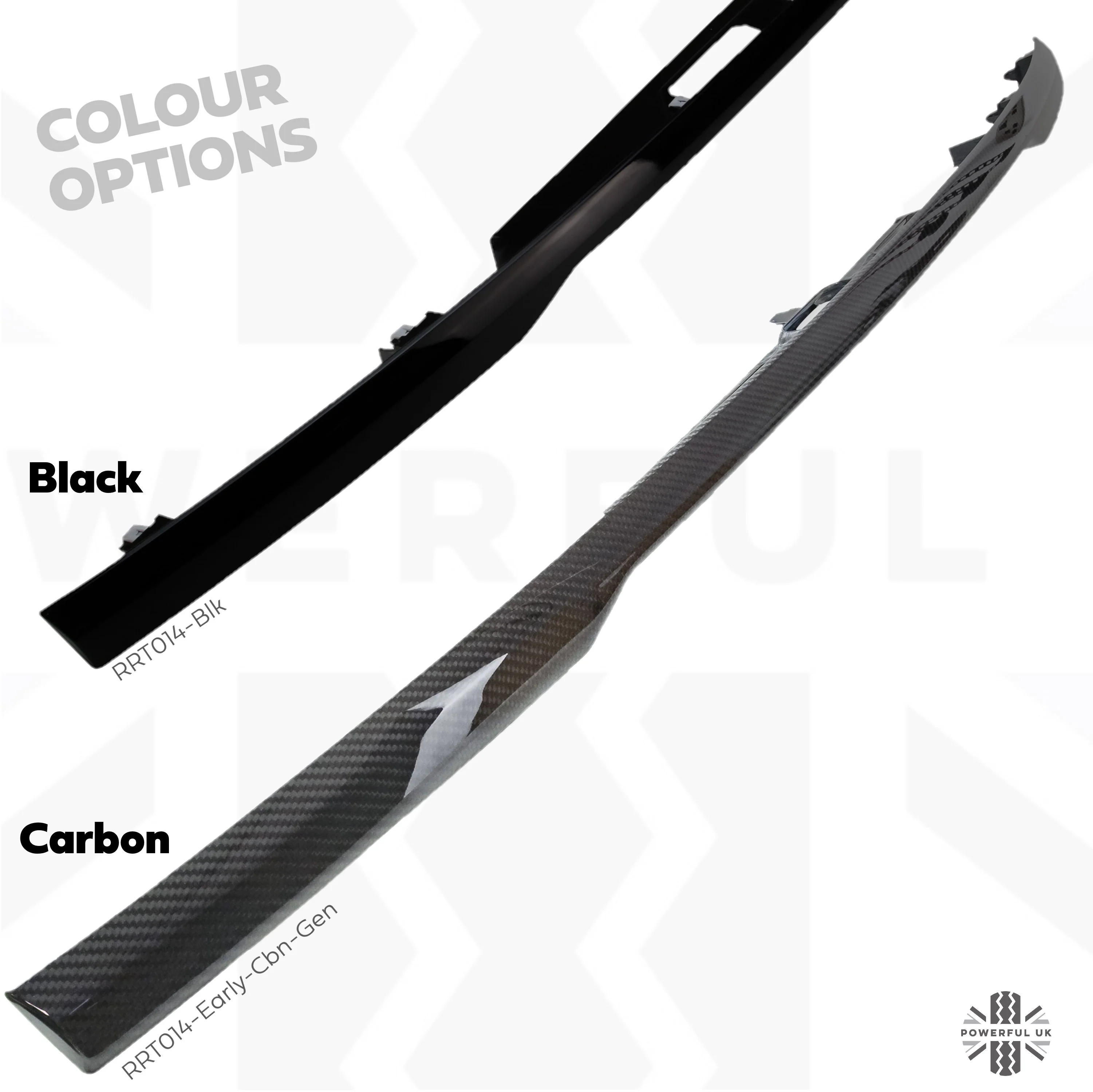 Range Rover Sport L494 Tailgate Replacement Trim - Genuine - Carbon Fibre - Image 13