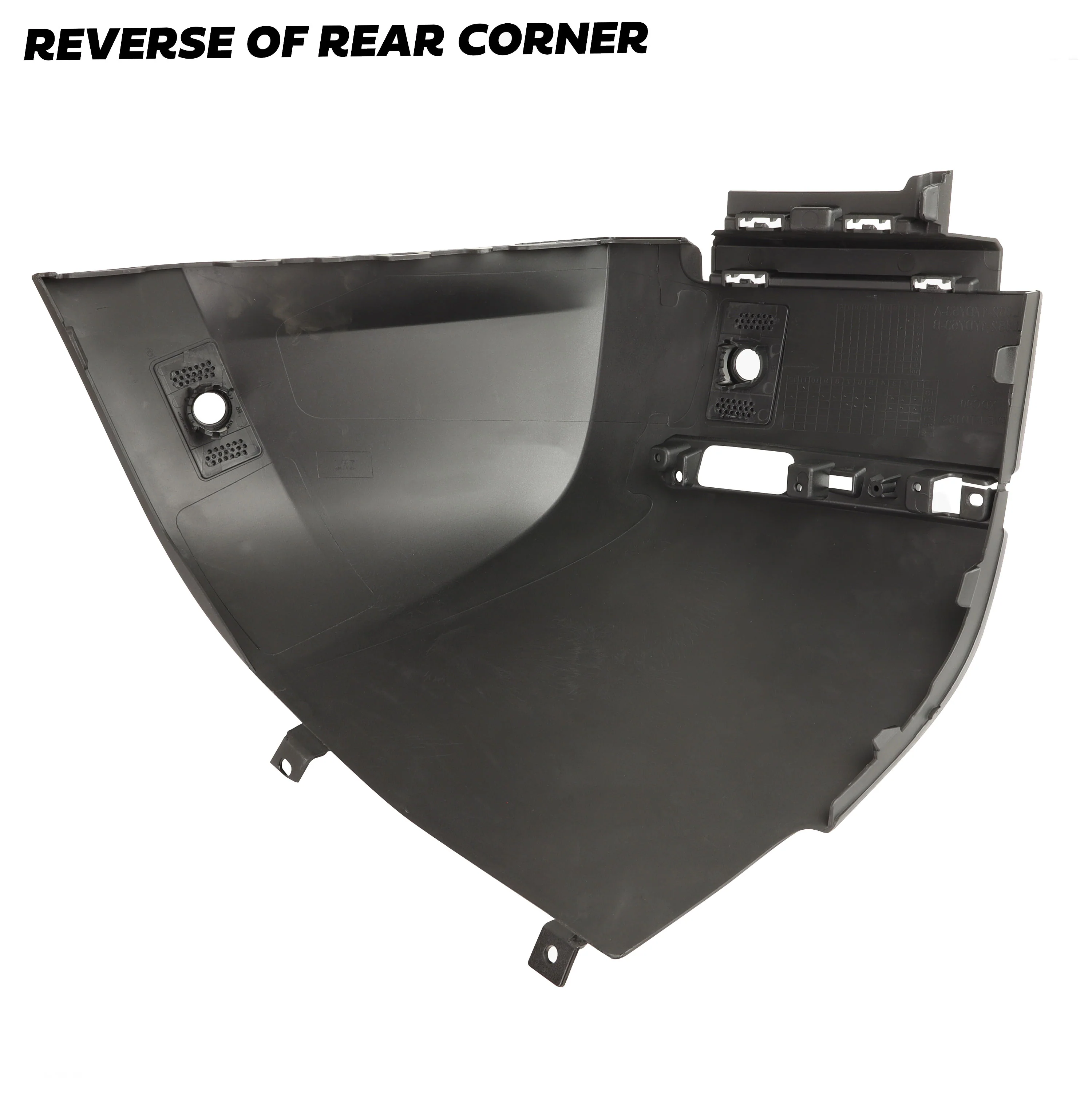 Rear Bumper Corner for Land Rover Defender L663 in Gloss Black - RIGHT - Image 5