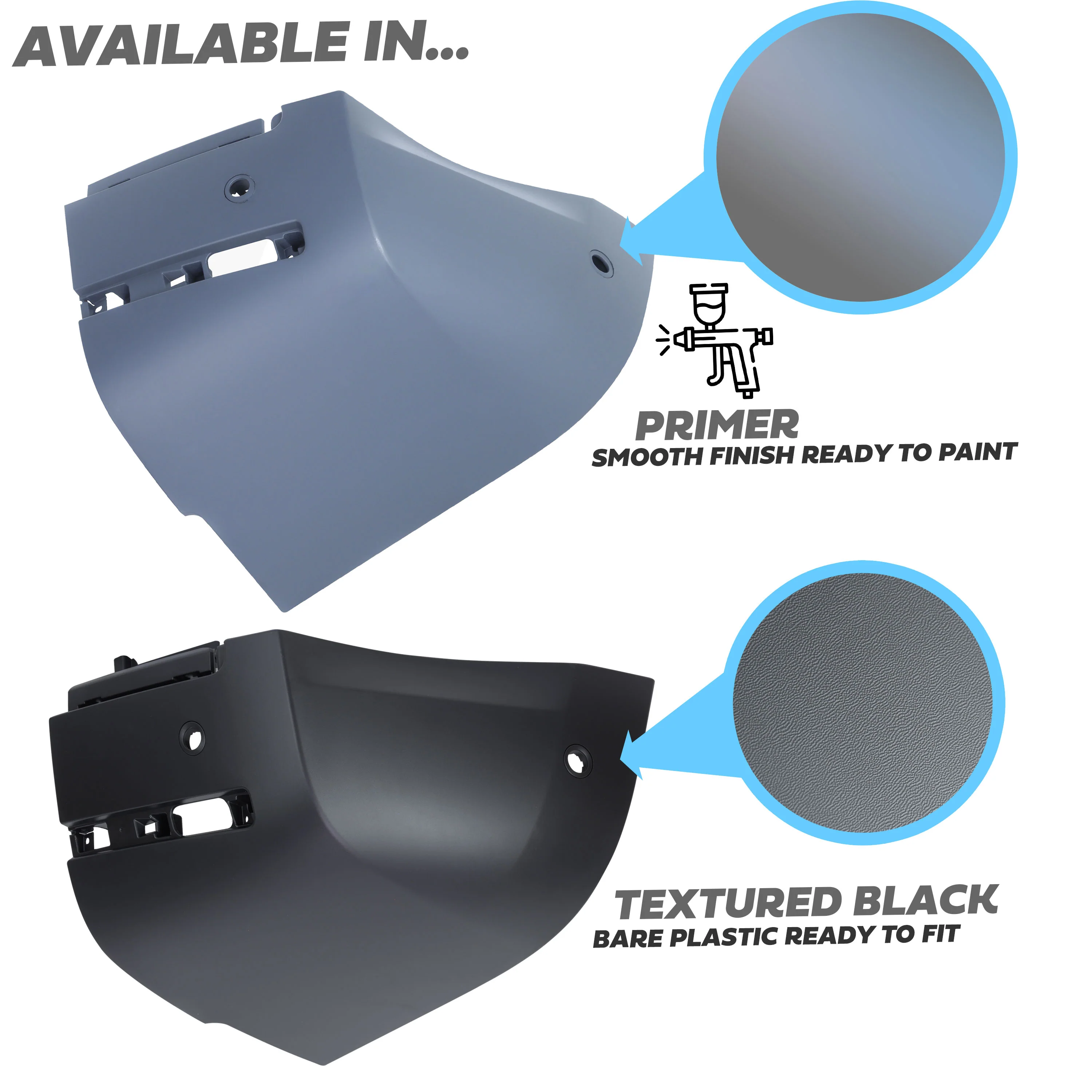 Rear Bumper Corner 'Genuine' for Land Rover Defender L663 in Textured Plastic - LEFT - Image 11