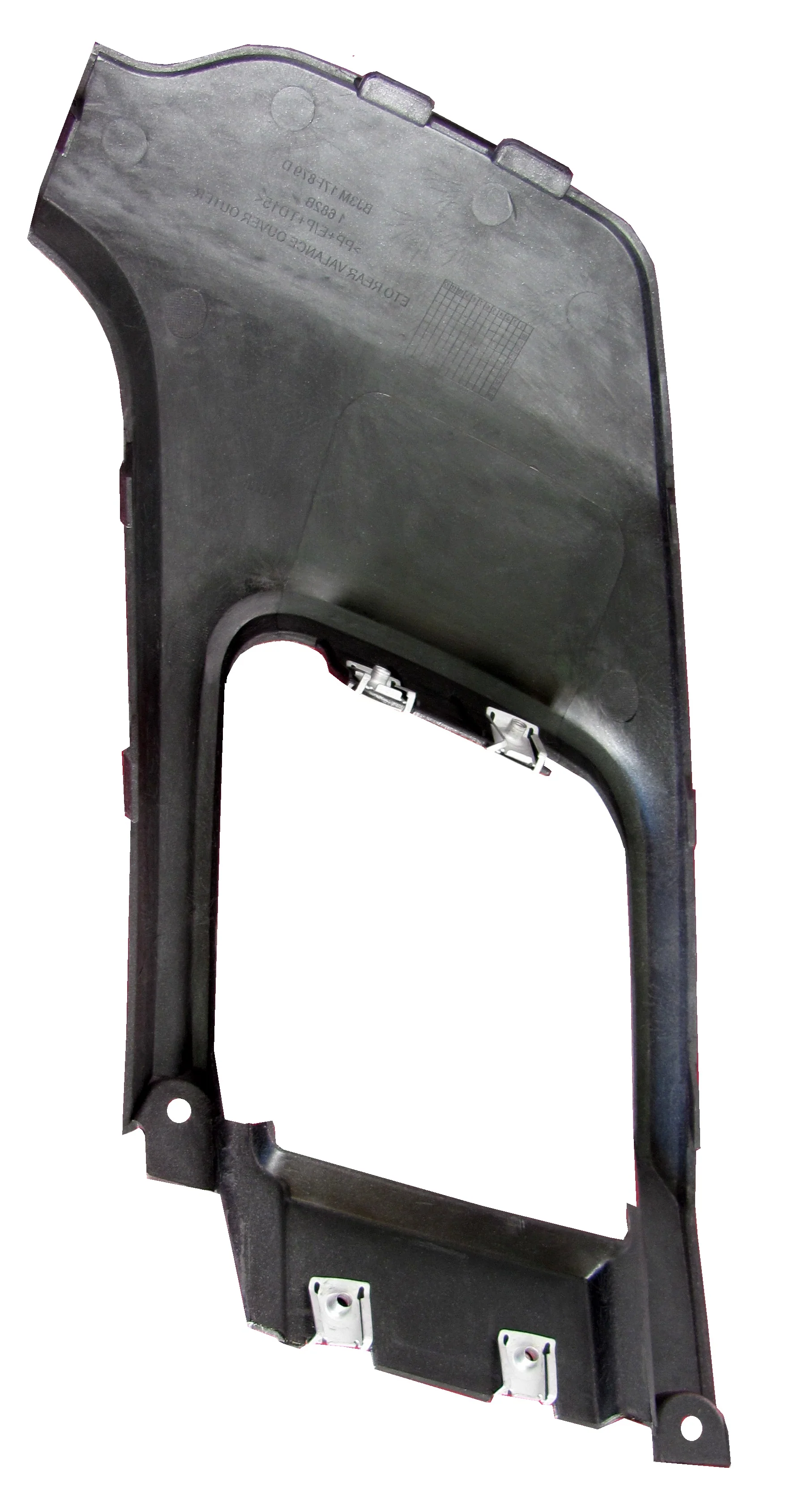 Rear Bumper Plastic Exhaust Trim for Range Rover Evoque L538 Dynamic - Black - PAIR - Image 3