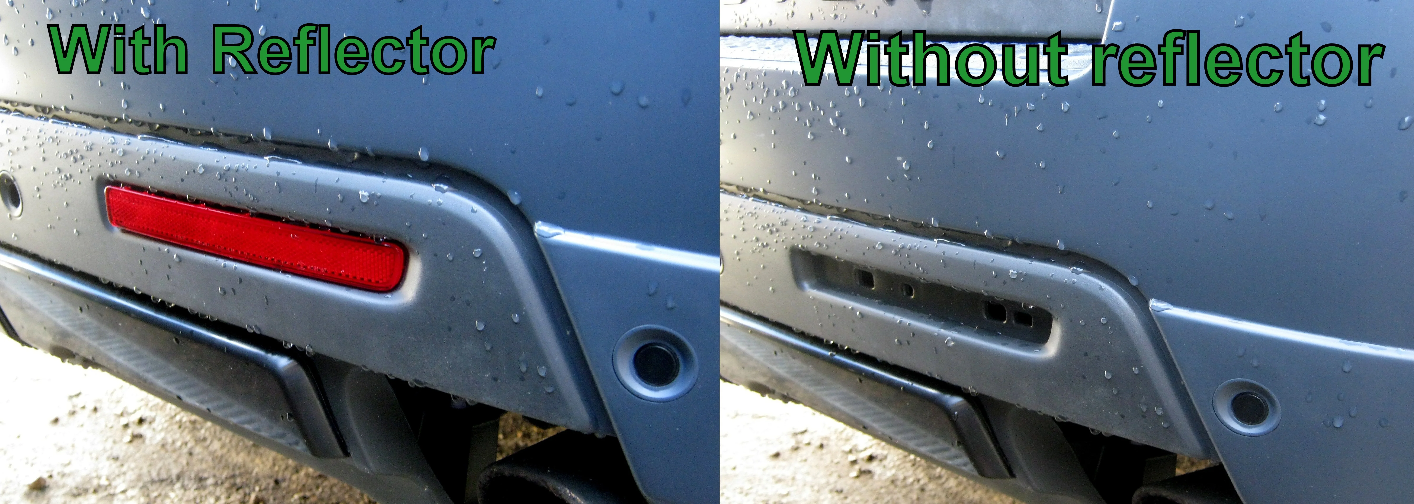 Rear Bumper Reflector for Range Rover Sport 2010-13 - Genuine - PAIR - Image 4