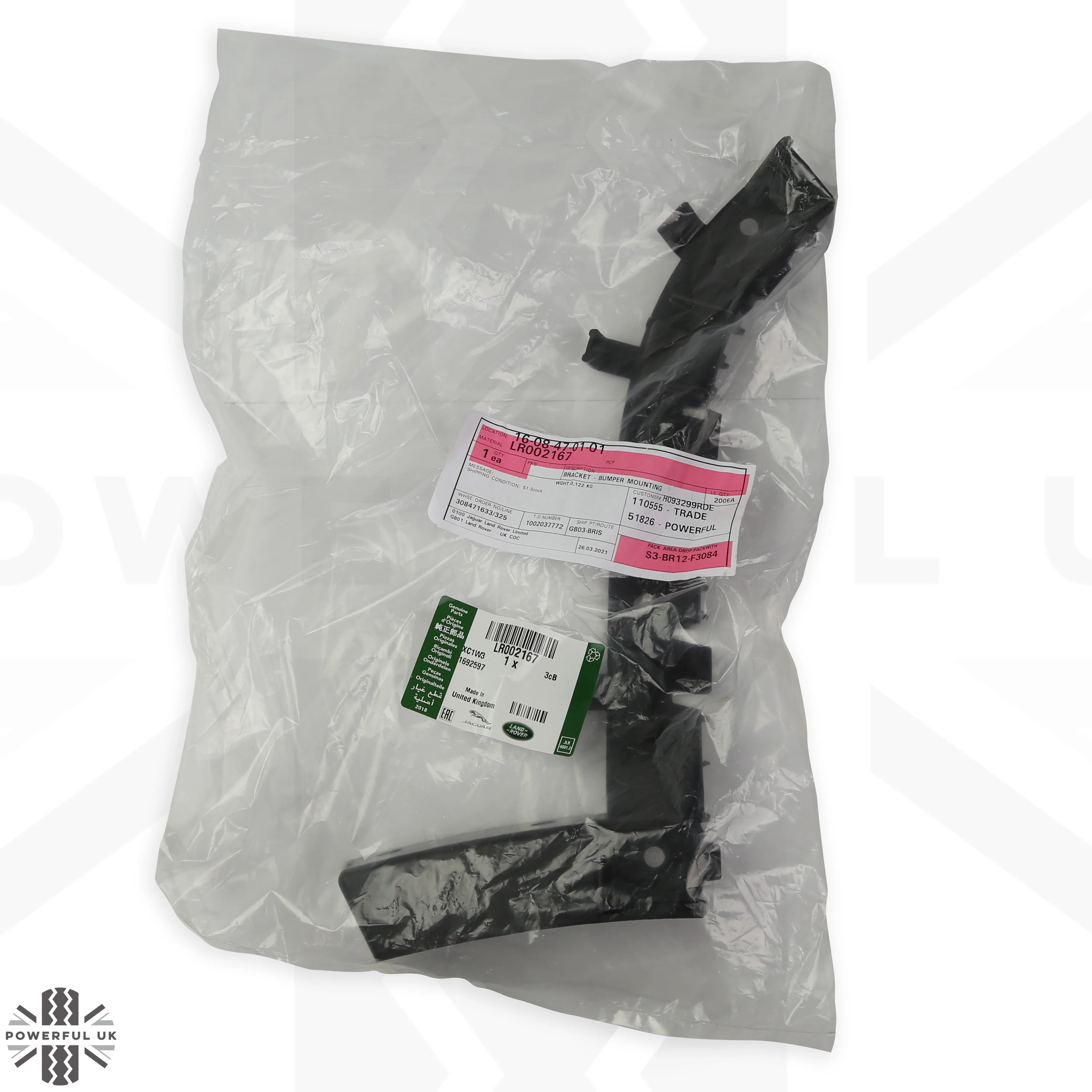 Rear bumper wing mounting bracket for Land Rover Freelander 2 - RH (genuine) - Image 3