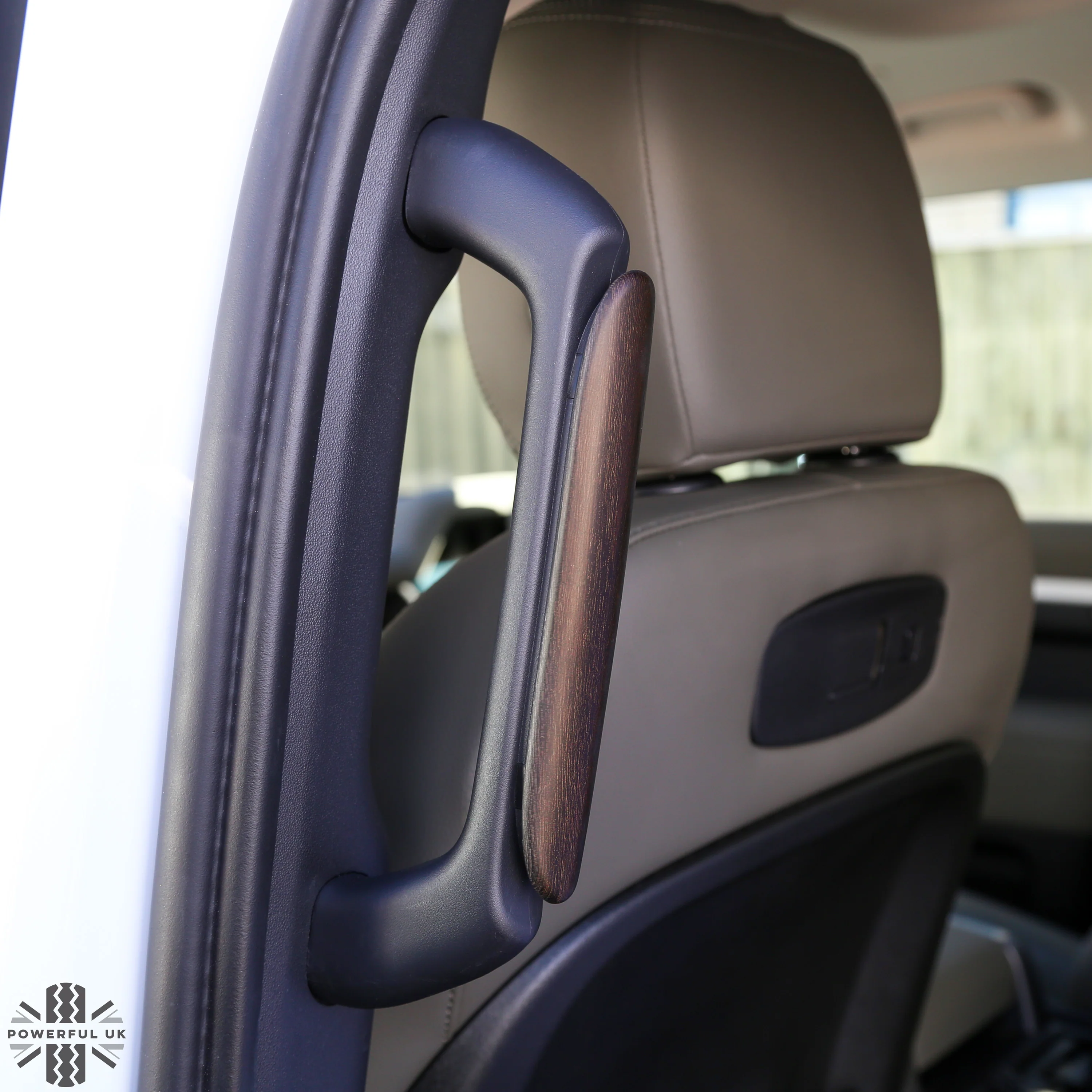 Rear Grab Handle Covers - Oak Wood - for Land Rover Defender L663 - Image 2