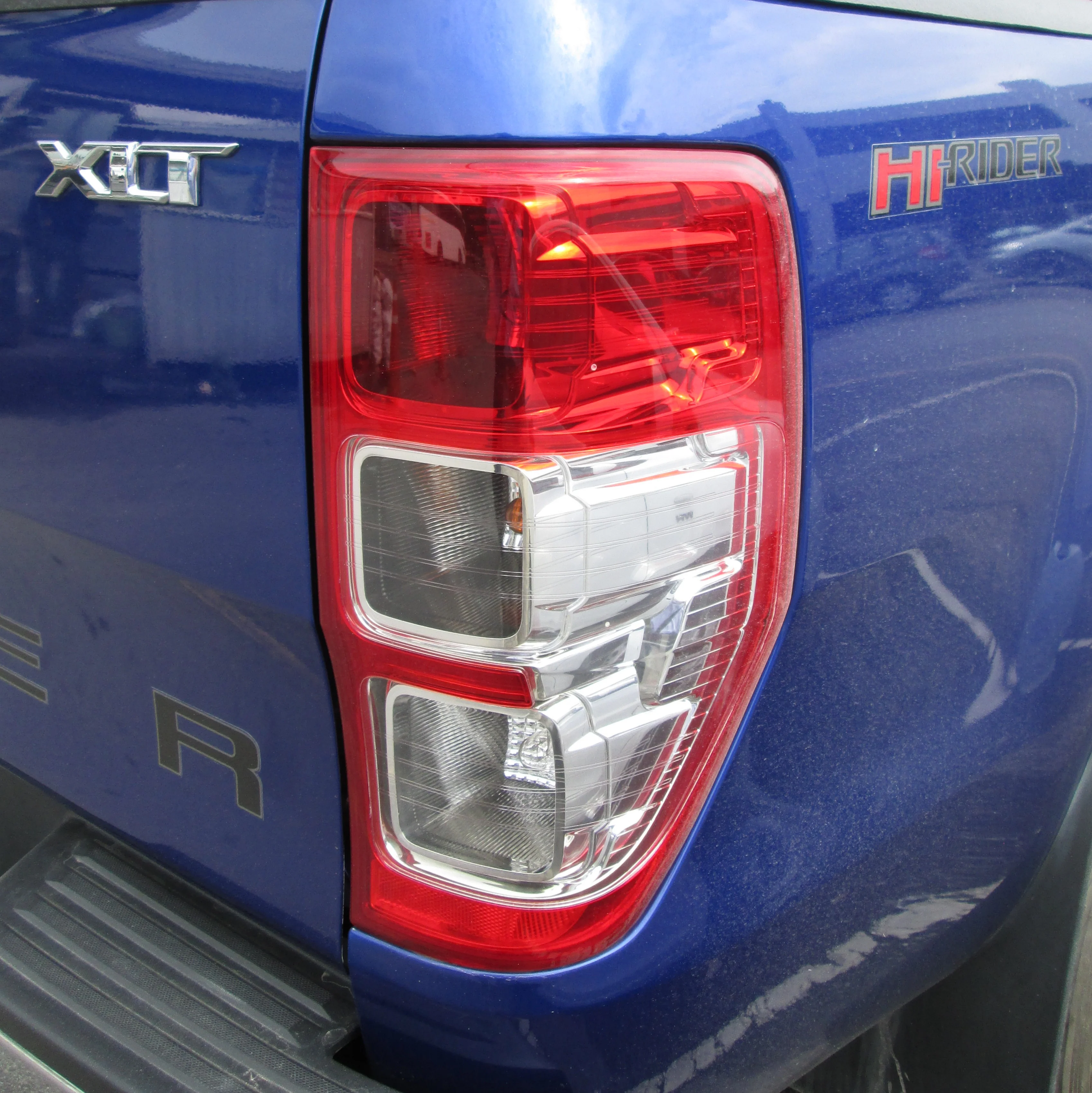 Rear Light 2012 on Red/Chrome - LHD Spec - RH (value range) for Ford Ranger - Image 2