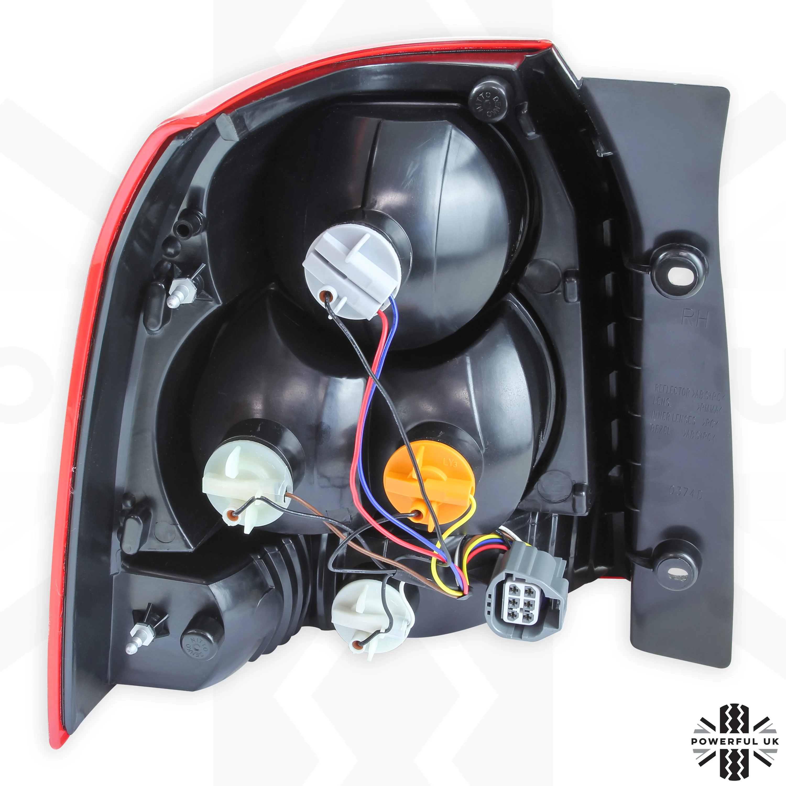Rear Light Assembly for Freelander 2 (2007-10) Red Brake Lens - Pair - Image 6