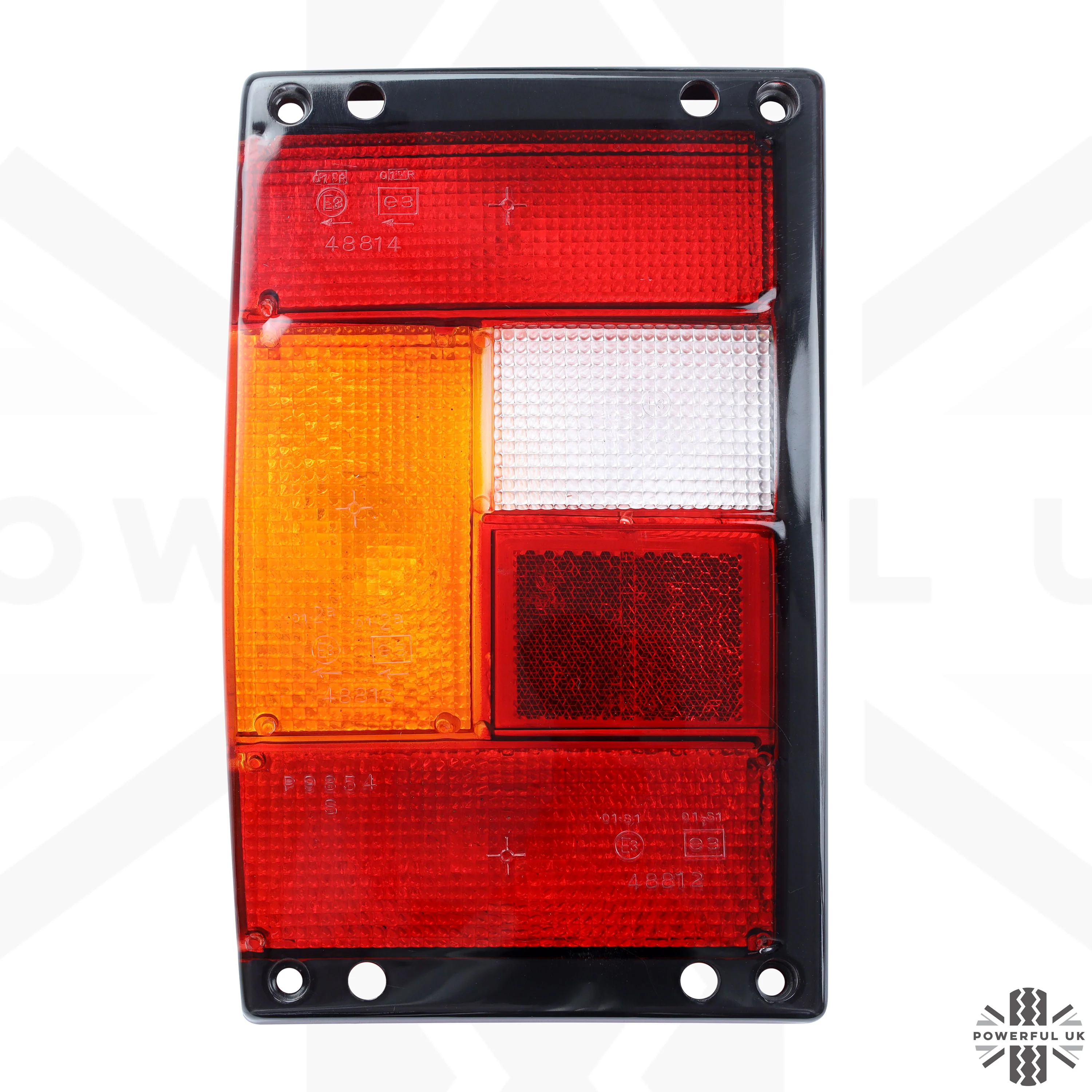 Rear Light Lens for Range Rover Classic - Main Lens - Black Edge - Left Side - Image 2