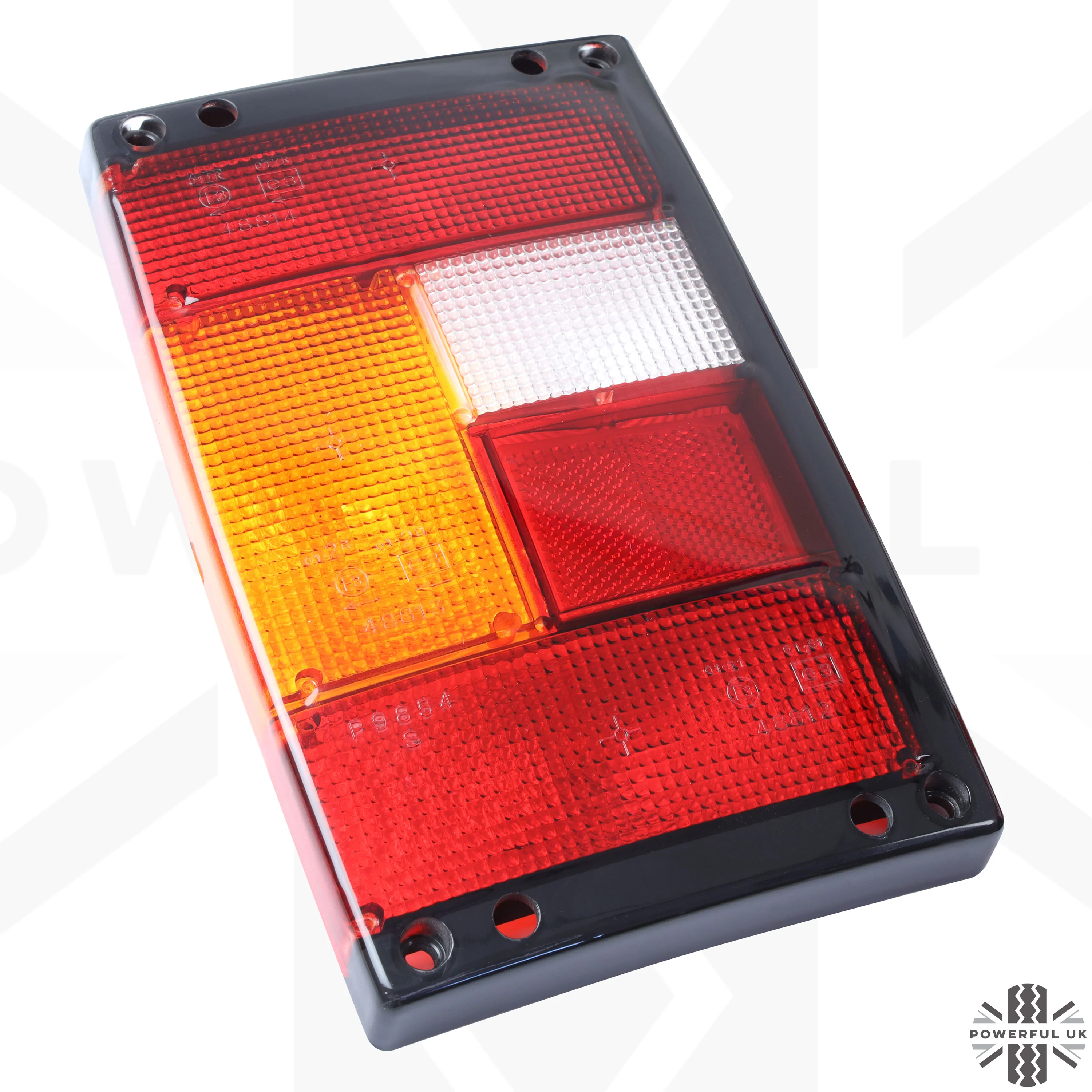 Rear Light Lens for Range Rover Classic - Main Lens - Black Edge - Left Side - Image 4