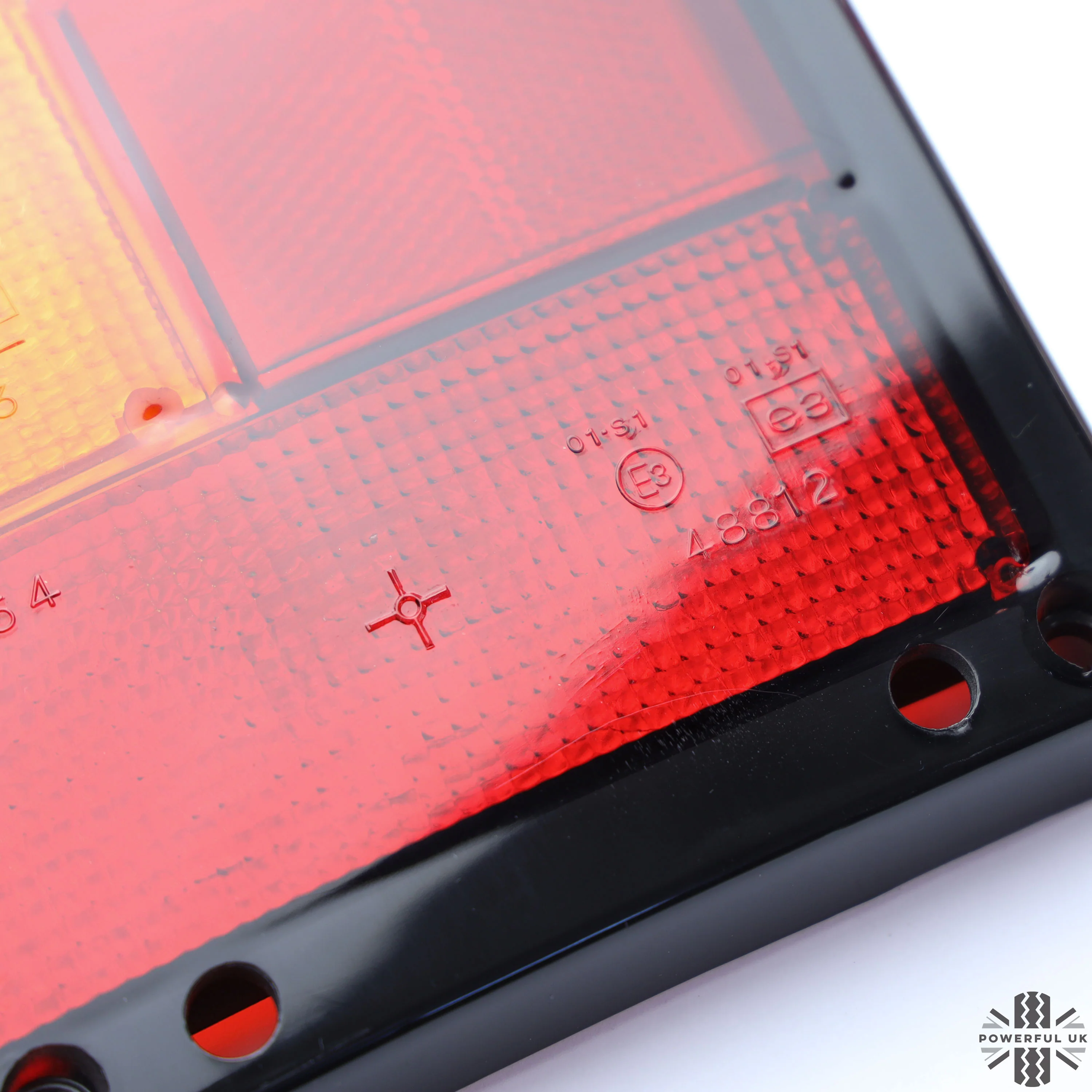 Rear Light Lens for Range Rover Classic - Main Lens - Black Edge - Left Side - Image 5