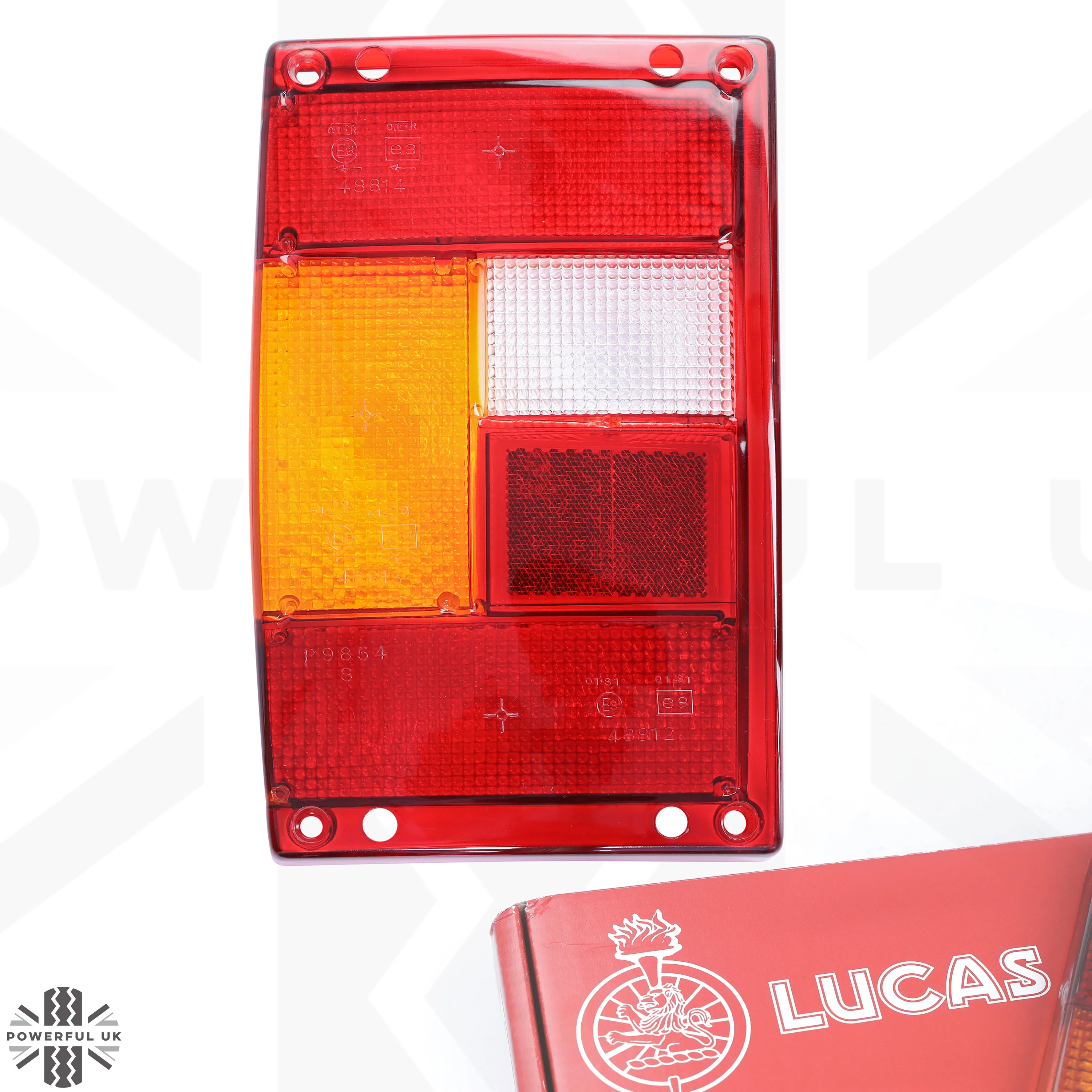 Rear Light Lens for Range Rover Classic - Main Lens - Clear Edge - Left Side - Image 4