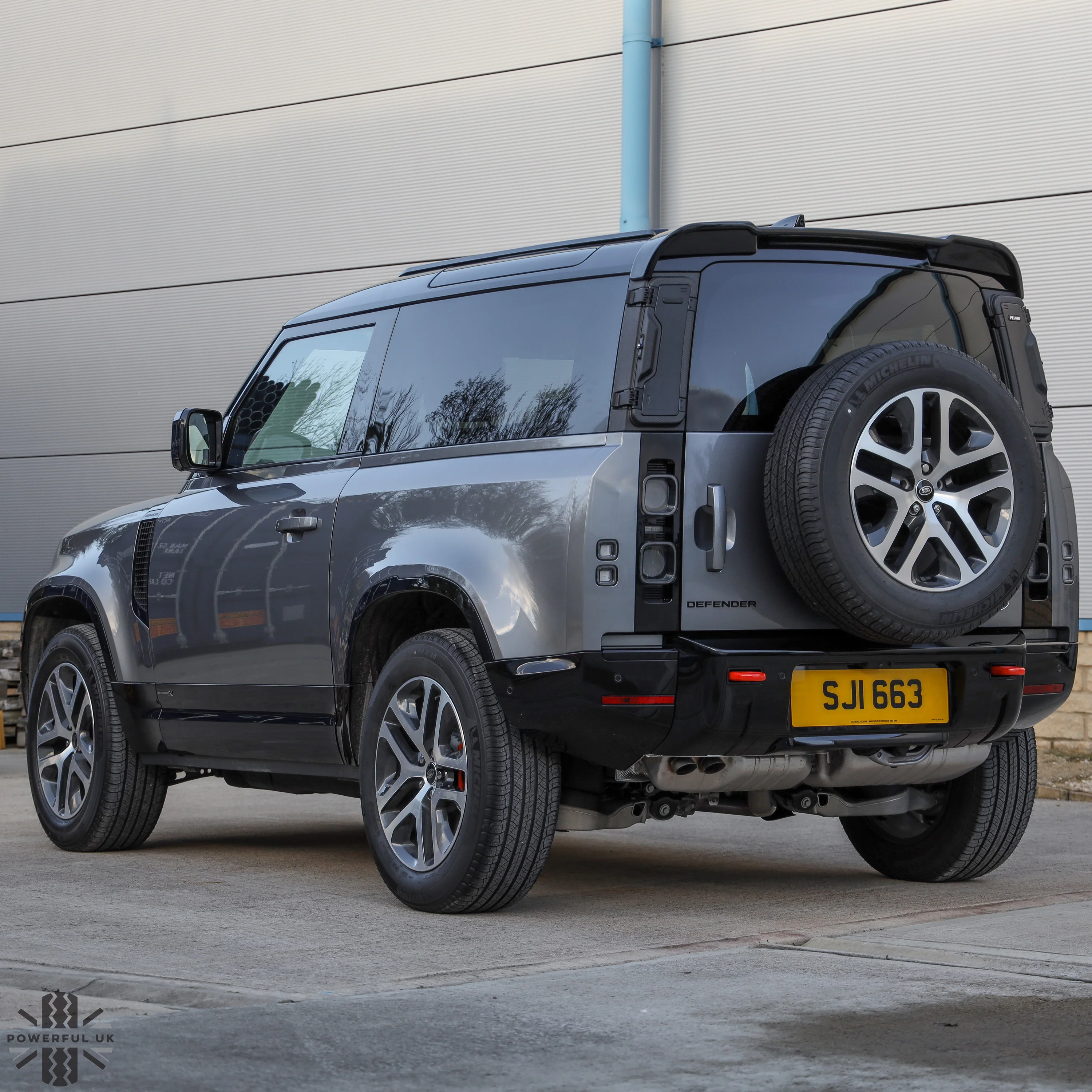 Rear Spoiler for Land Rover Defender L663 - PFUK Design - Gloss Black - Image 7