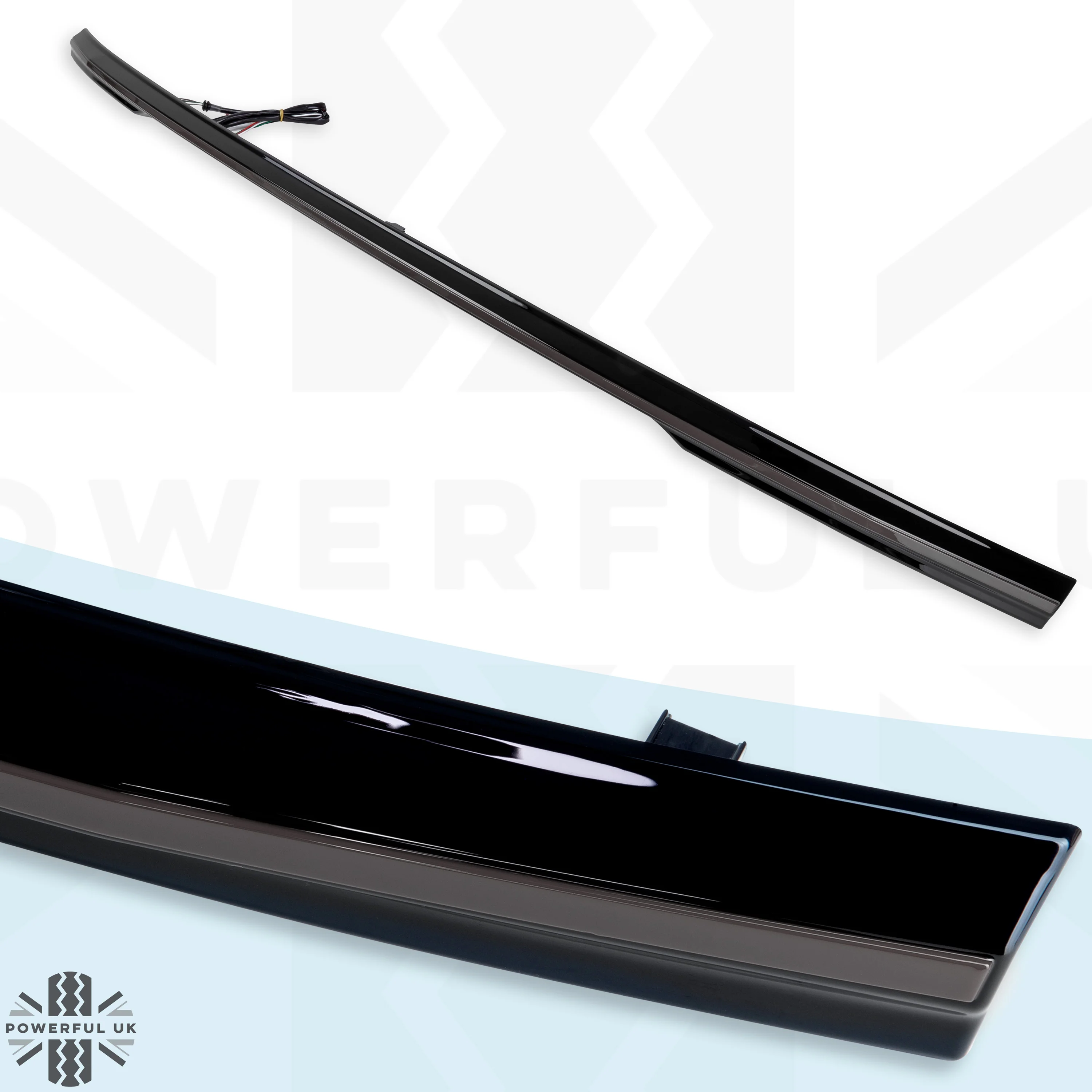 Rear Tailgate LED Lightbar for Range Rover Sport L494 WITHOUT reverse camera - SMOKED Lens - Image 6
