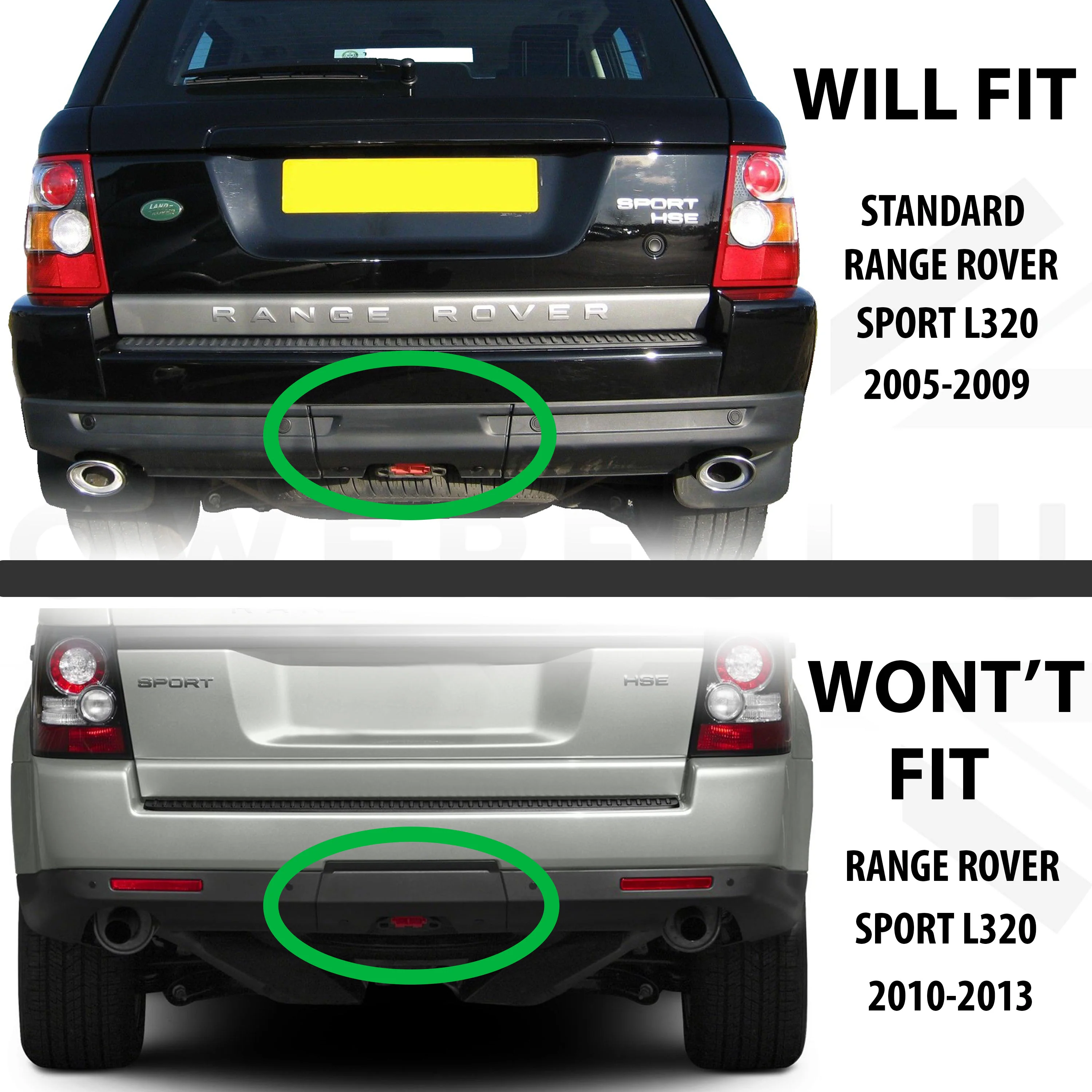 Rear Tow Eye Cover for Range Rover Sport 2005-2009 - Aftermarket - Image 6