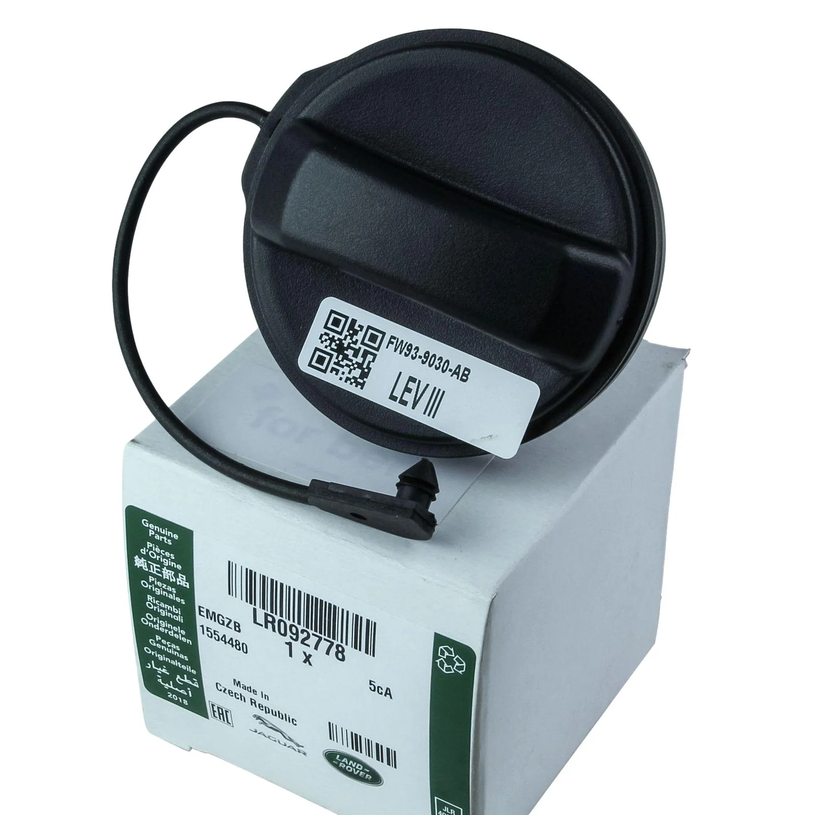 Replacement Fuel Filler Cap  for Range Rover Sport L461 - Genuine - Petrol (NON-Vented Type)