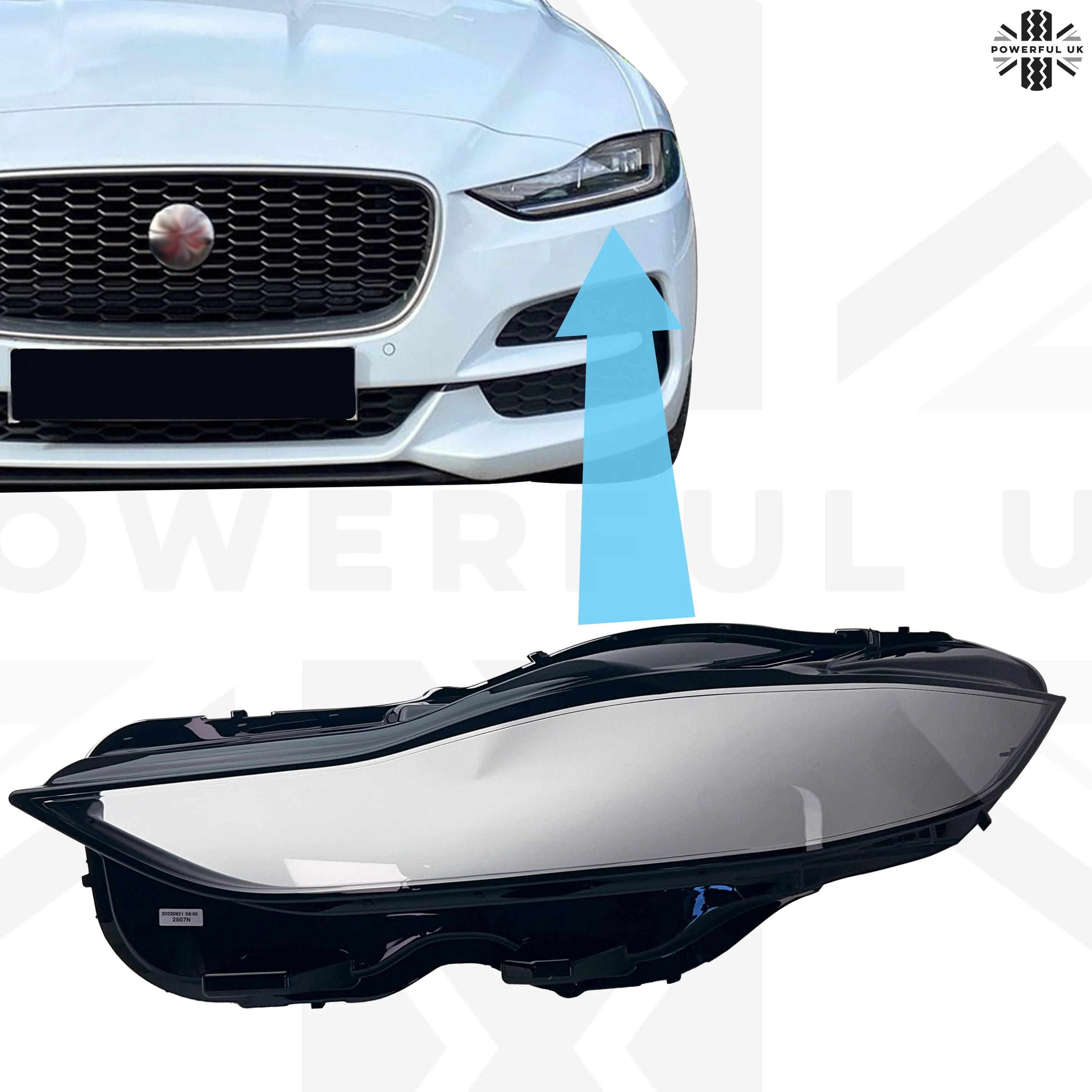 Replacement Headlight Lens for Jaguar XE 2019+ - LH - Image 9