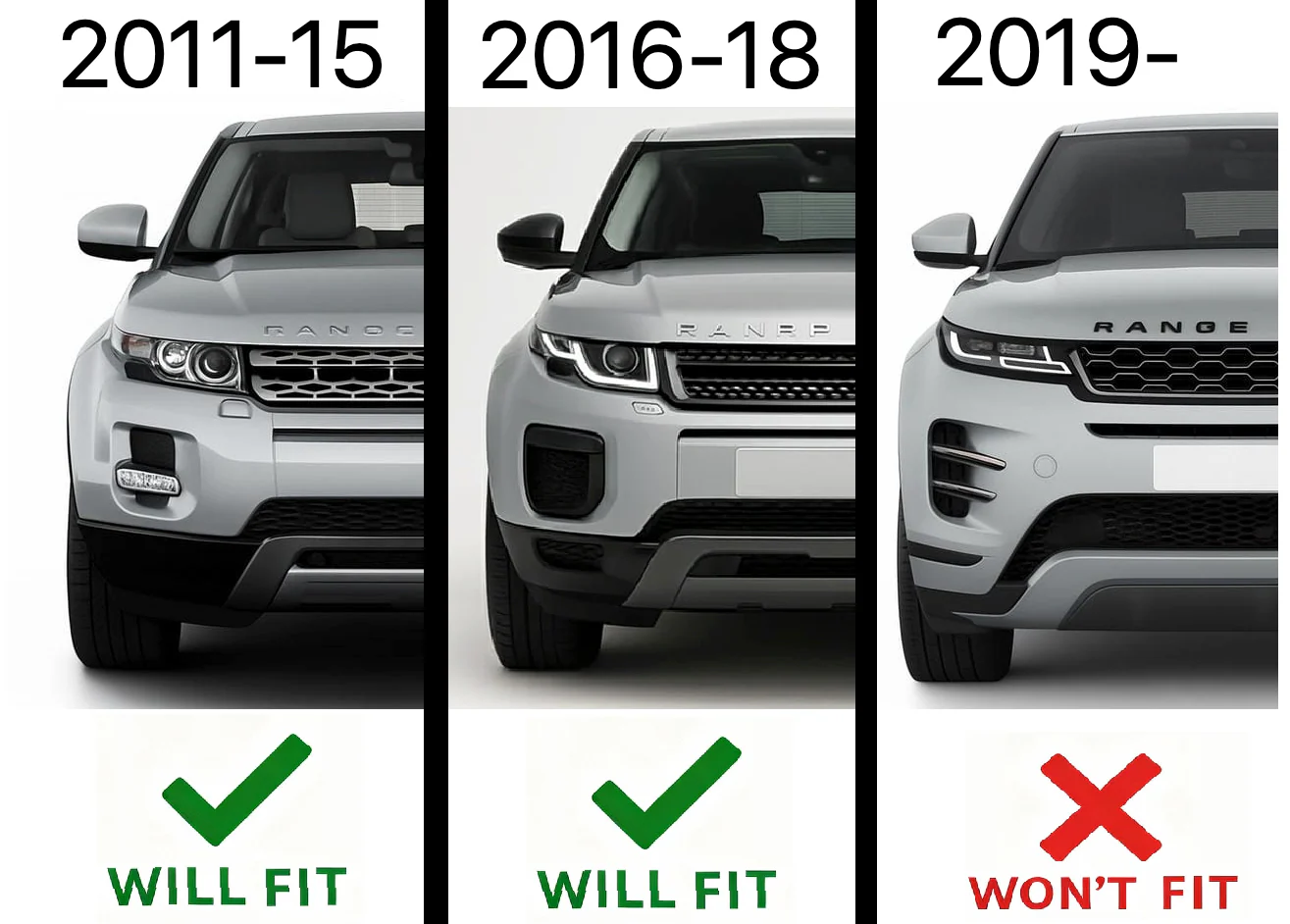 Replacement Headlight Lens for Range Rover Evoque 1 - LH - Image 5