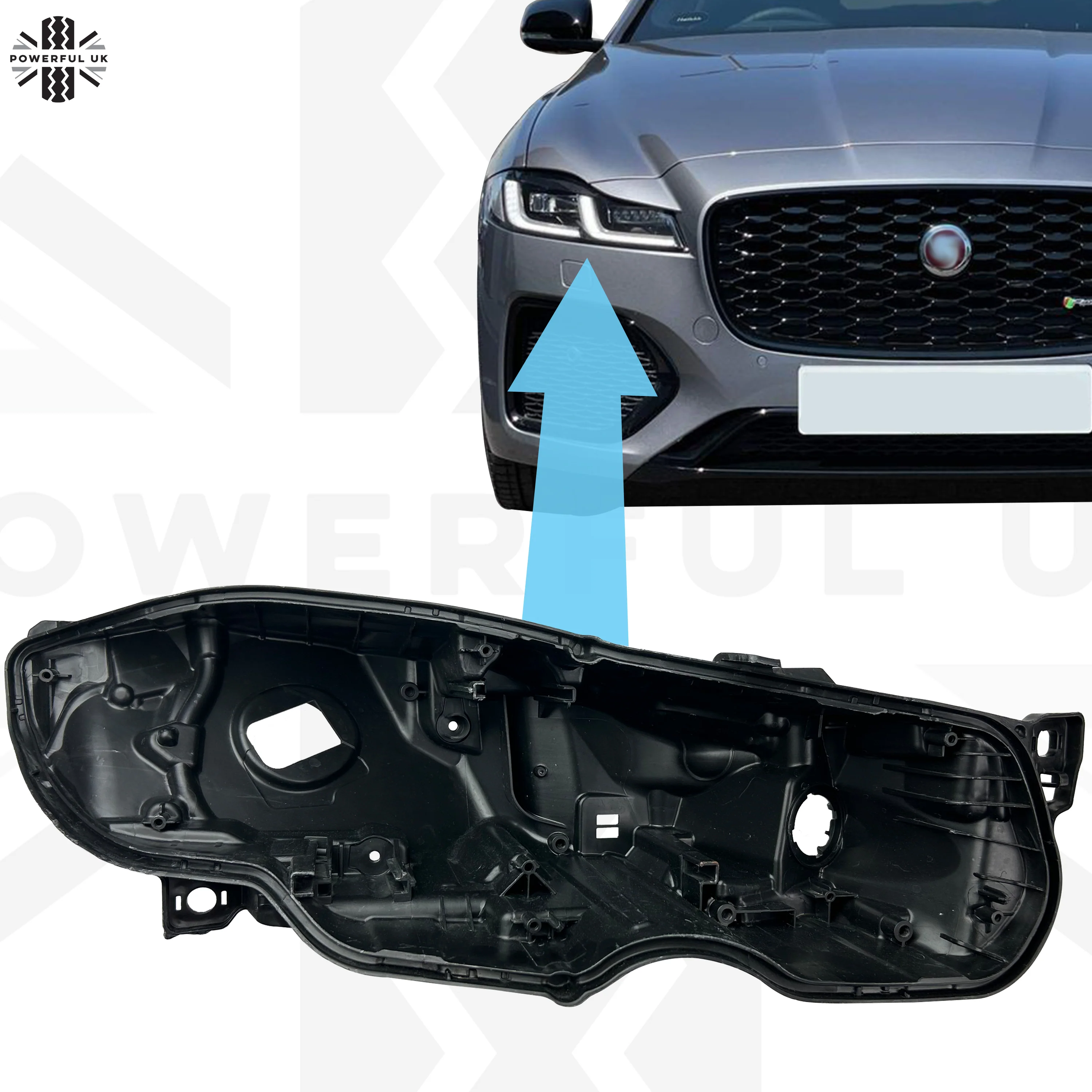 Replacement Headlight Rear Housing for Jaguar XF 2020+ - RH - Image 8