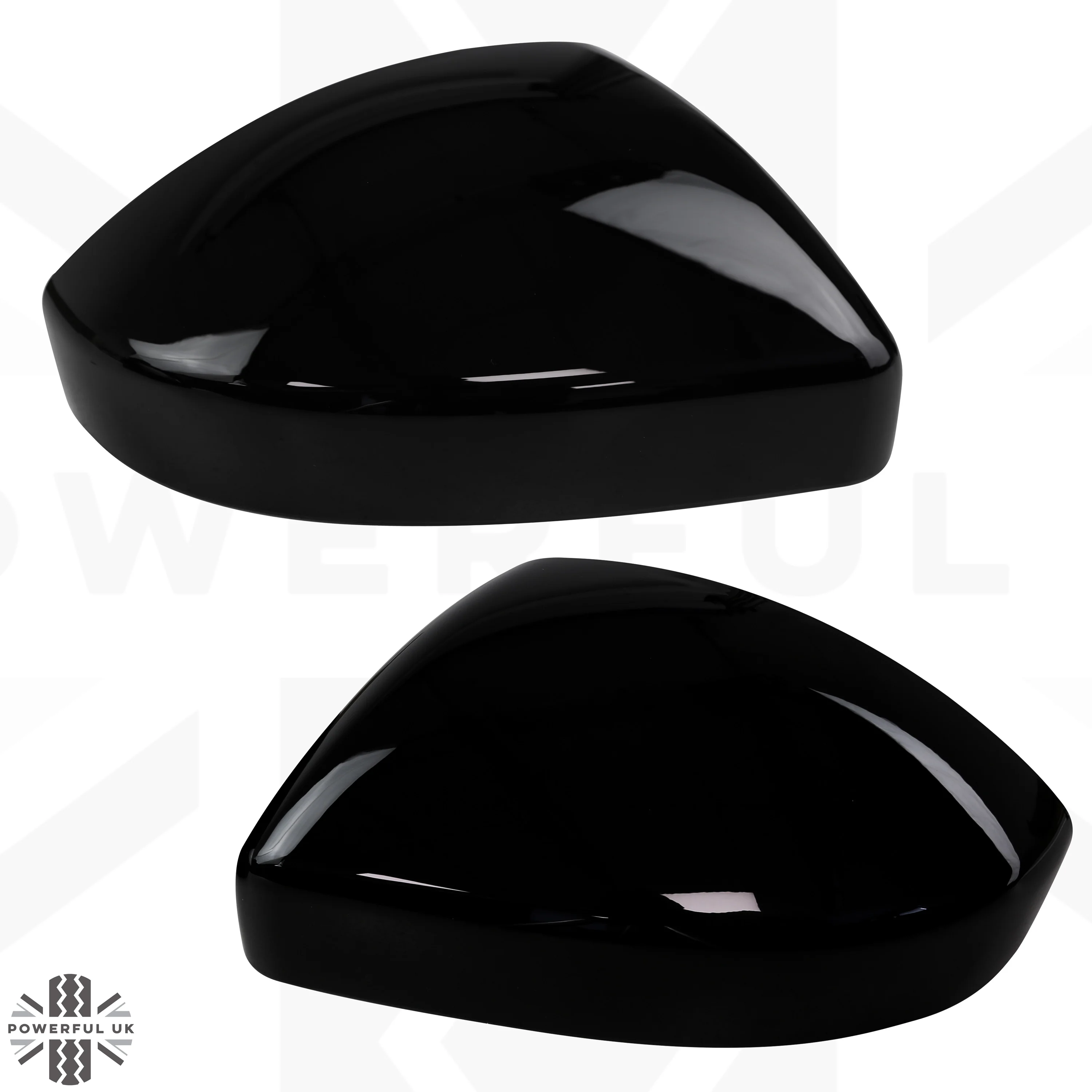 Replacment Mirror Caps for Jaguar F-Pace - Gloss Black - Image 2