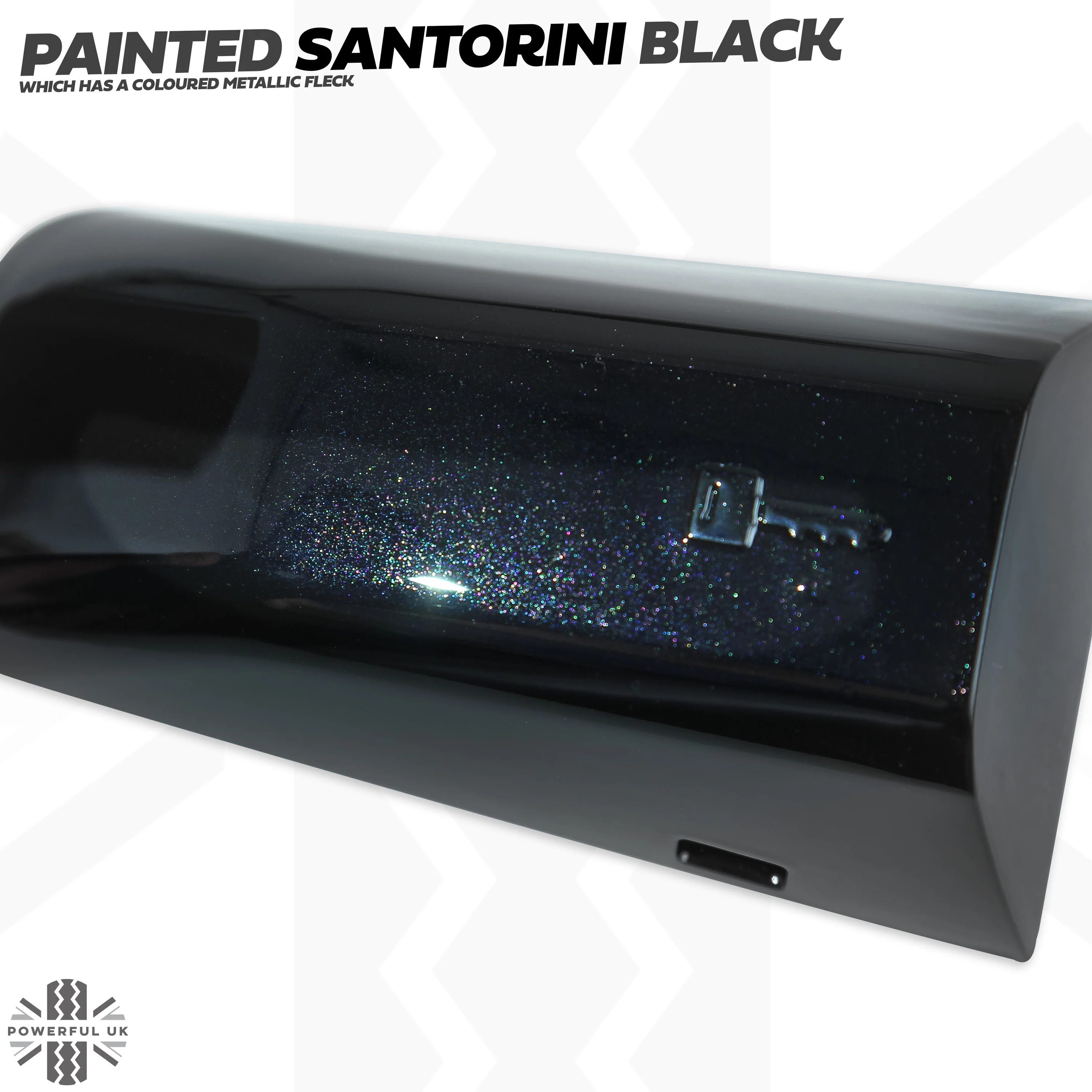 RIGHT Door Handle Key Piece for Land Rover Discovery Sport - Santorini Black - Image 4