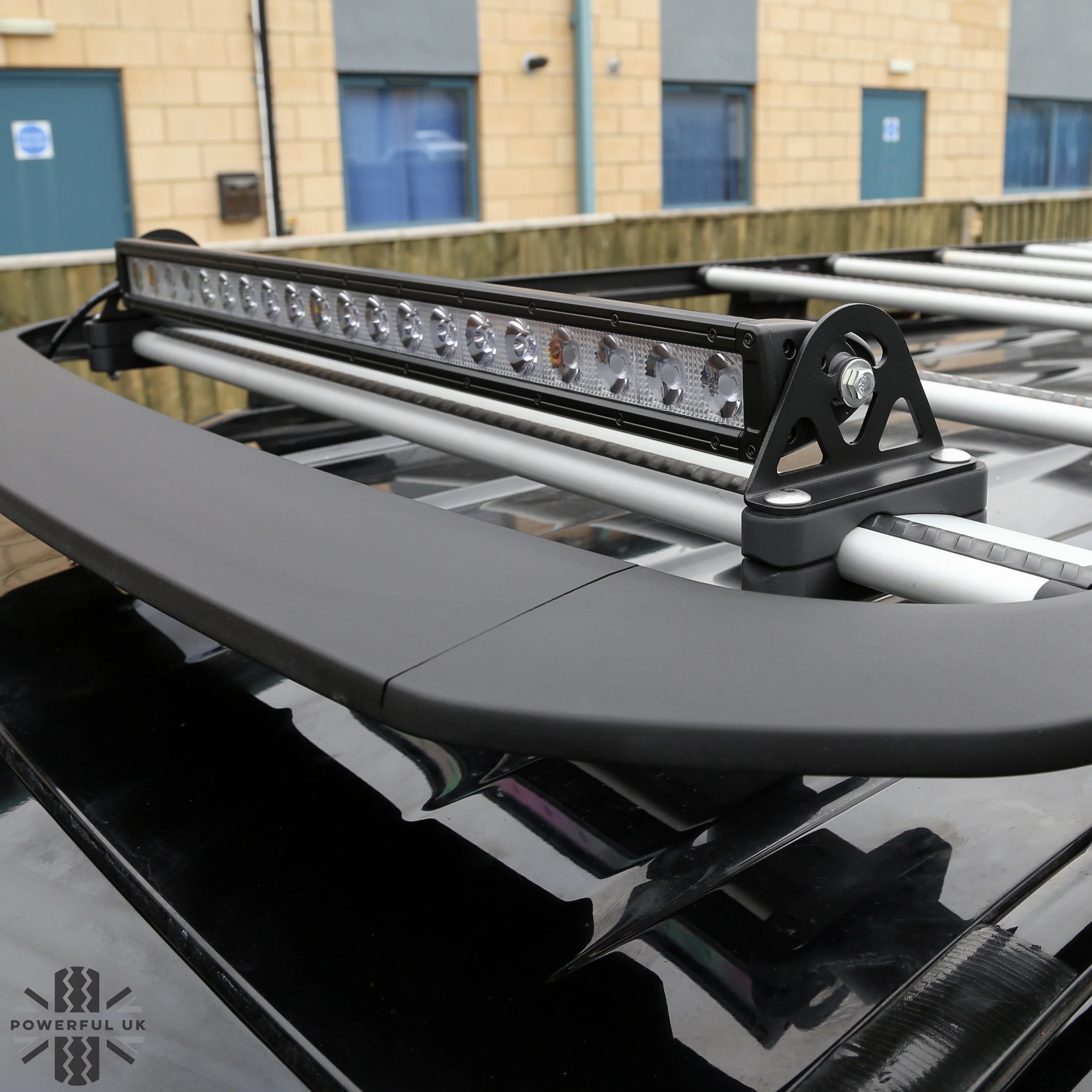 Roof Accessory Mount End Plates x2 for Land Rover Defender L663 - Black - Image 4