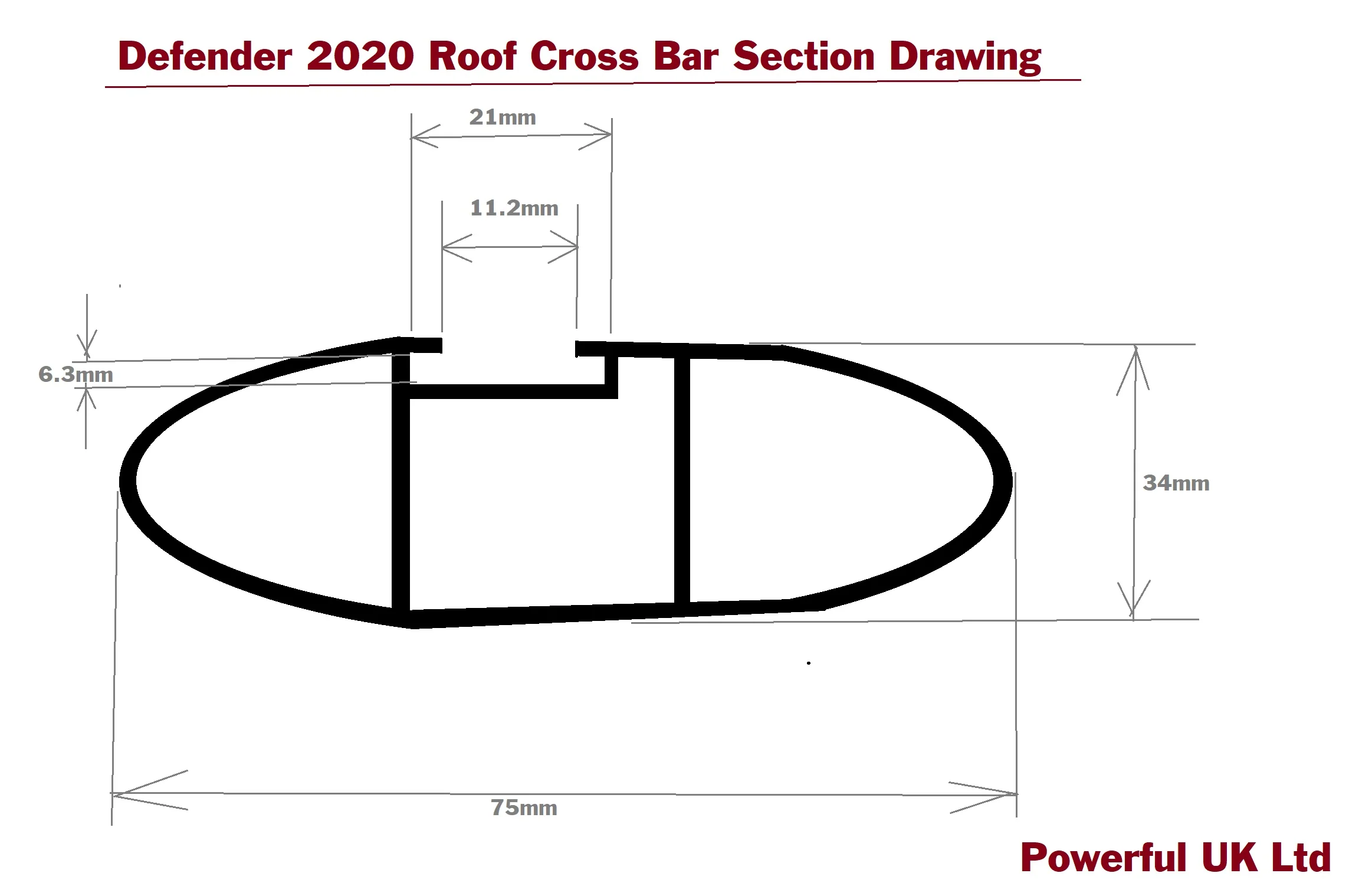 Roof Cross Bar Kit for Land Rover Defender L663 (130 model) - Black - Image 8