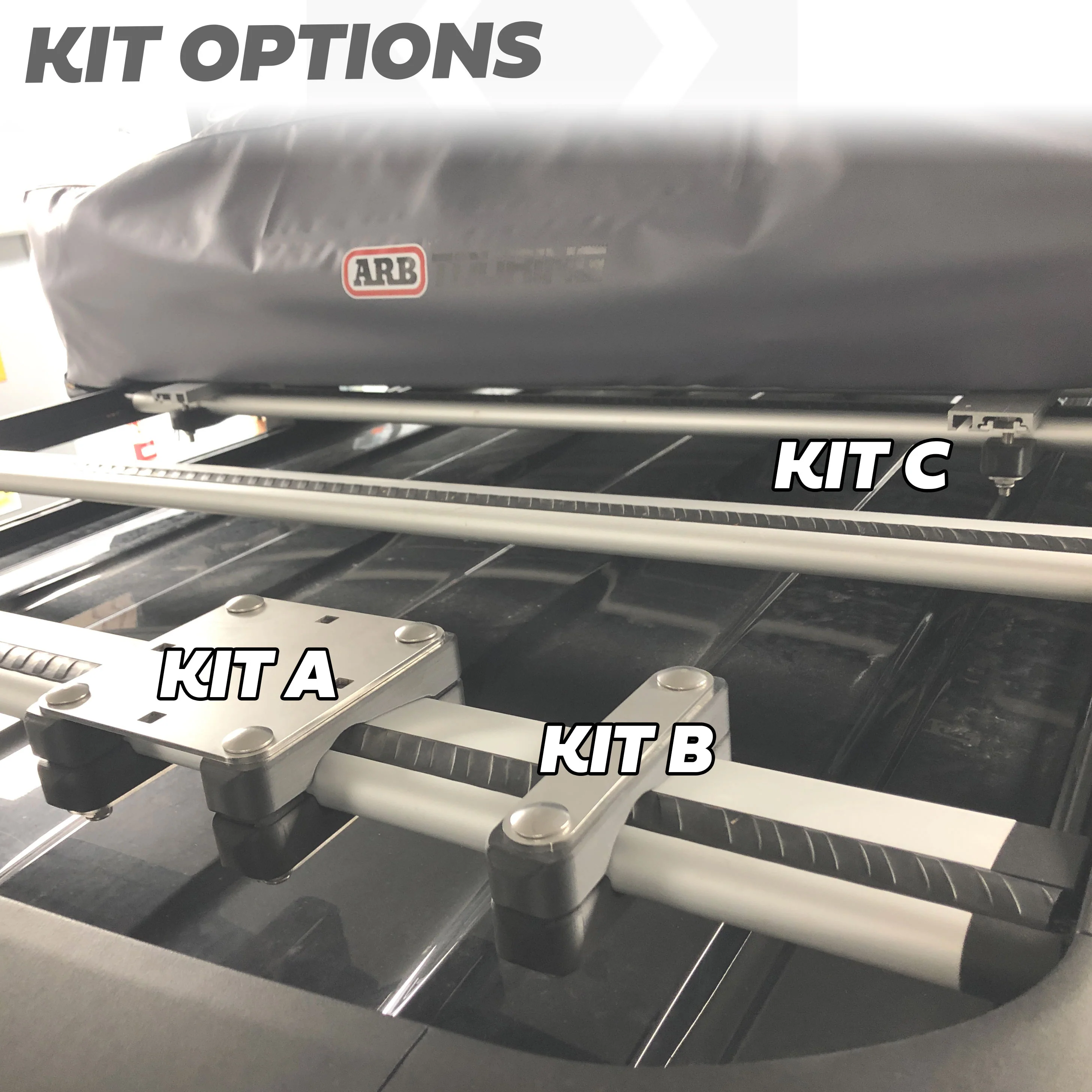 Roof Rack Antenna Mount Kit for Thule Cross Bars - Kit A - Zinc Plated Top - Image 5