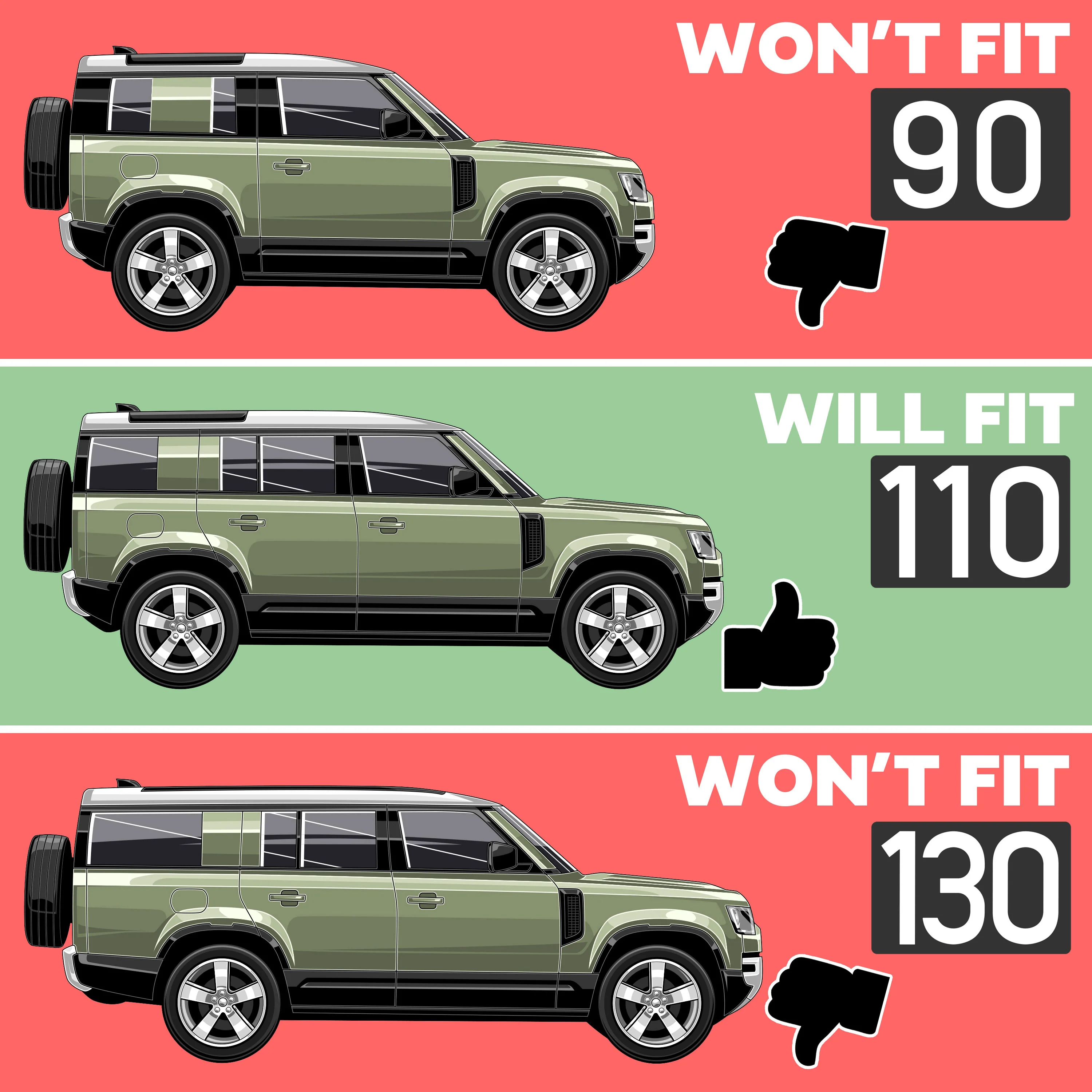 Roof Rails (Genuine) for Land Rover Defender L663 (110 model) - Image 8