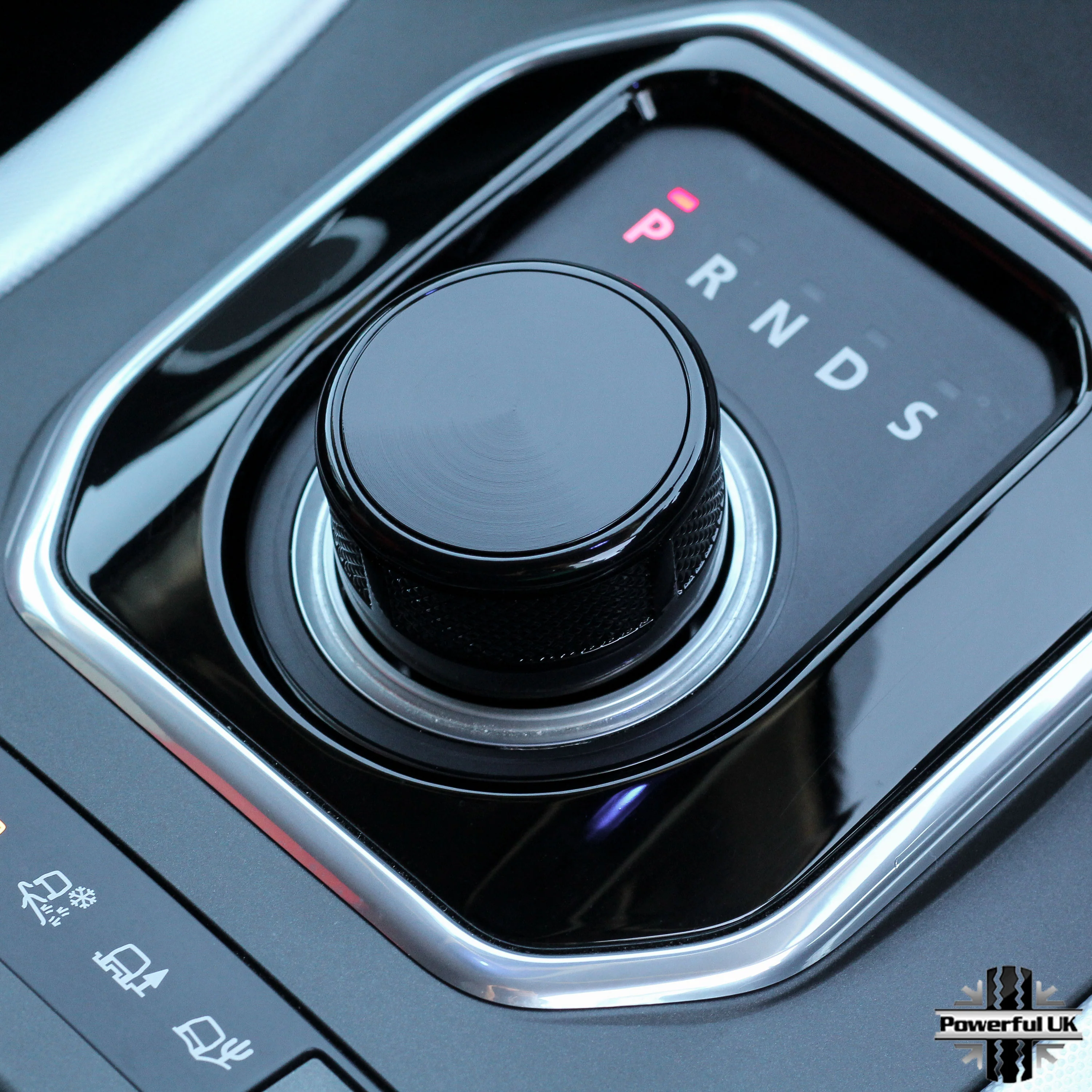 Black Rotary Gear Selector Knob for Jaguar XE - Image 3
