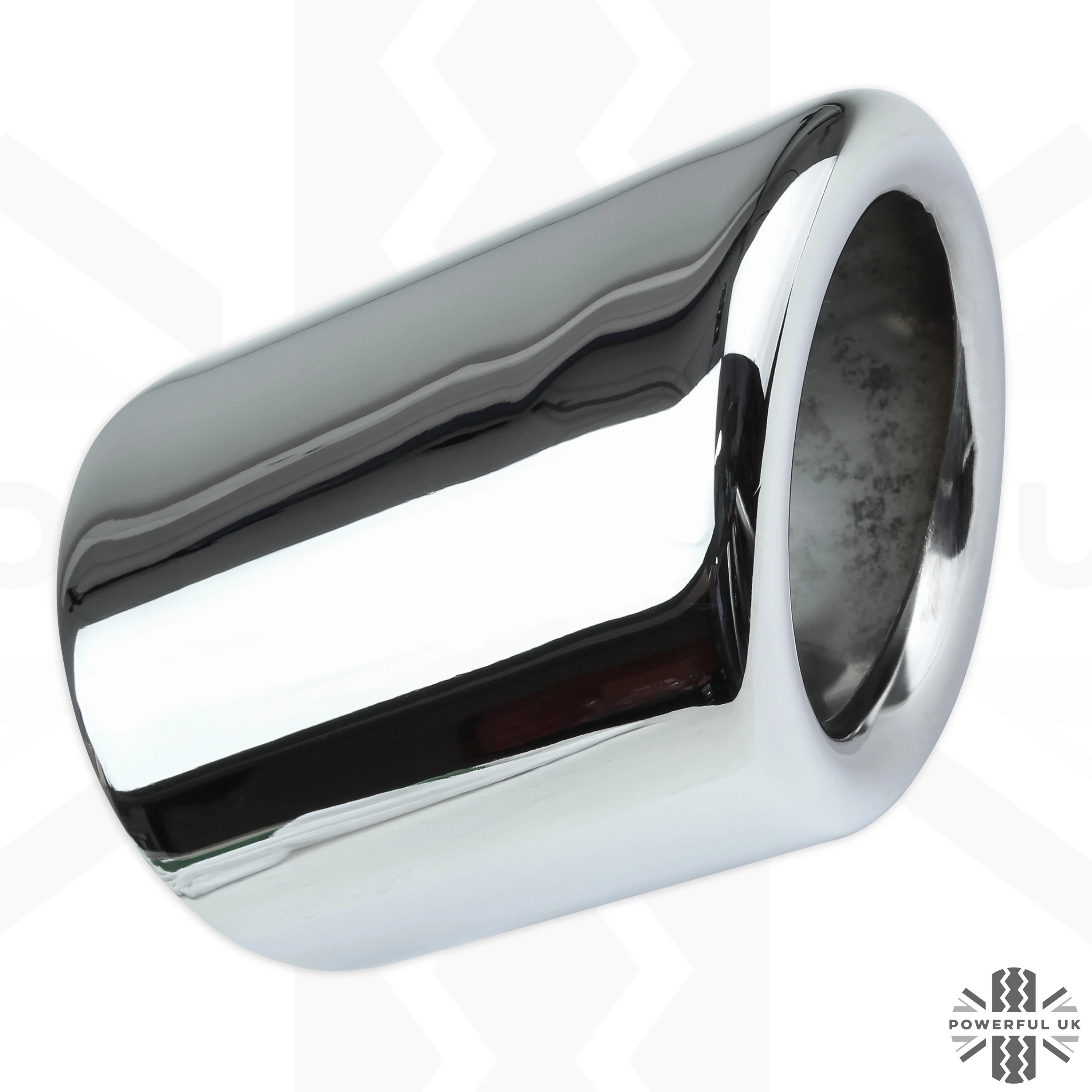 Round Exhaust Tips - PAIR for Range Rover Evoque L538 - Stainless - Image 8