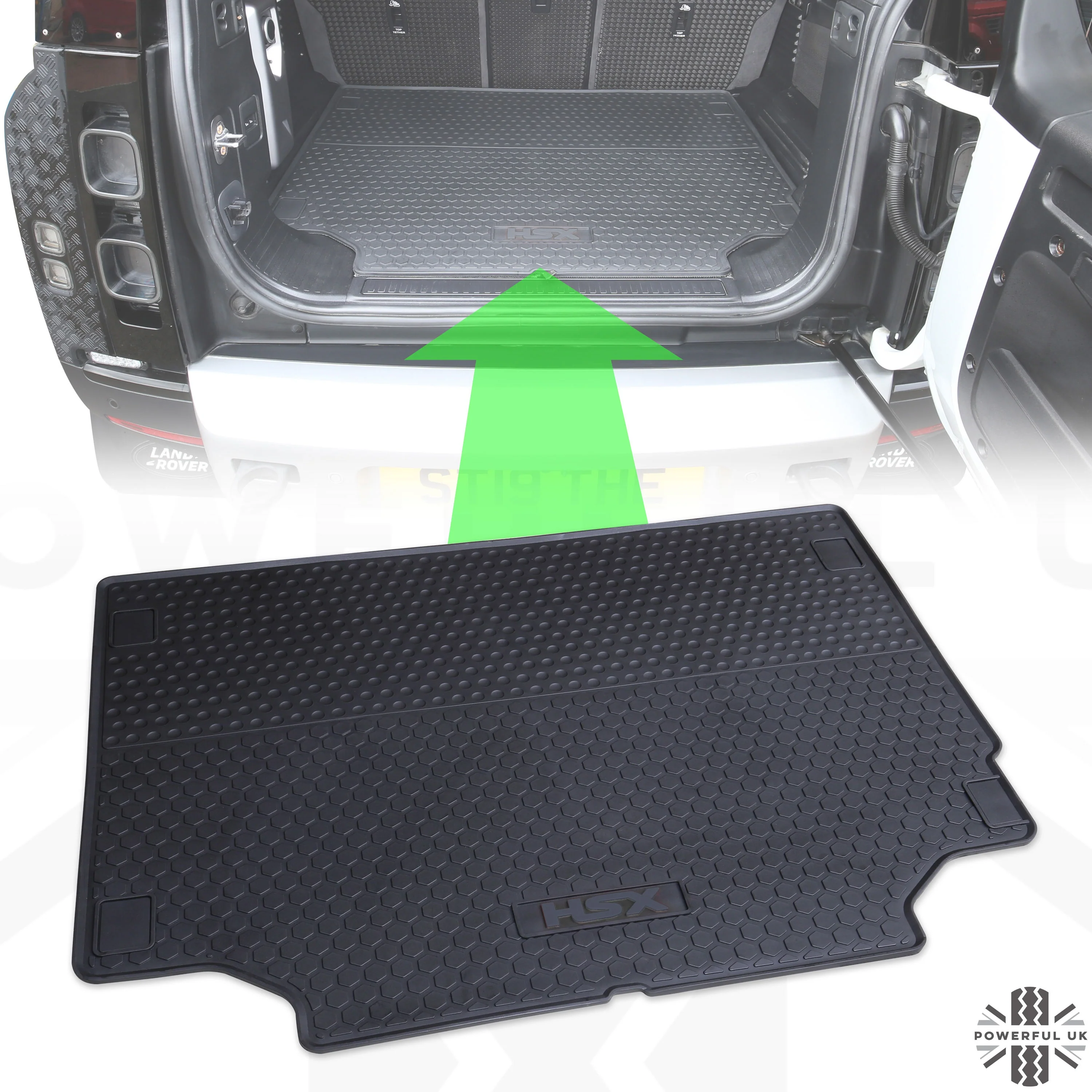 Rubber Boot Mat for Land Rover Defender L663 (110 models) - Image 13
