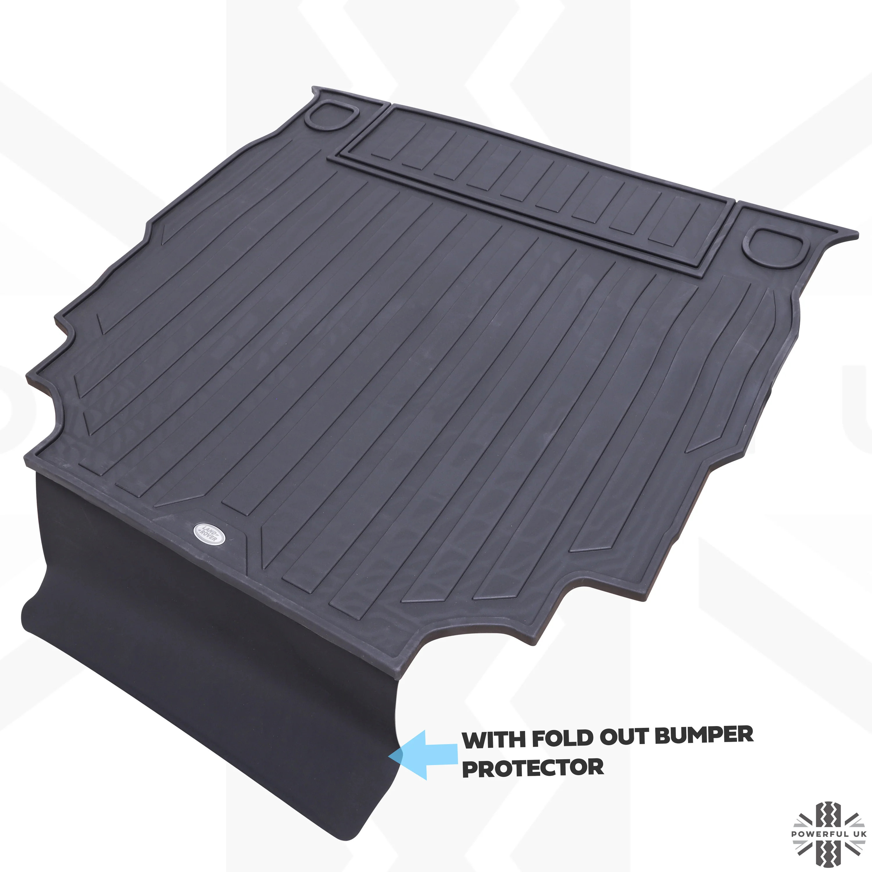 Rubber Boot Mat (genuine) for Land Rover Defender L663 (130 models - LESS 3rd row seating) - Image 2