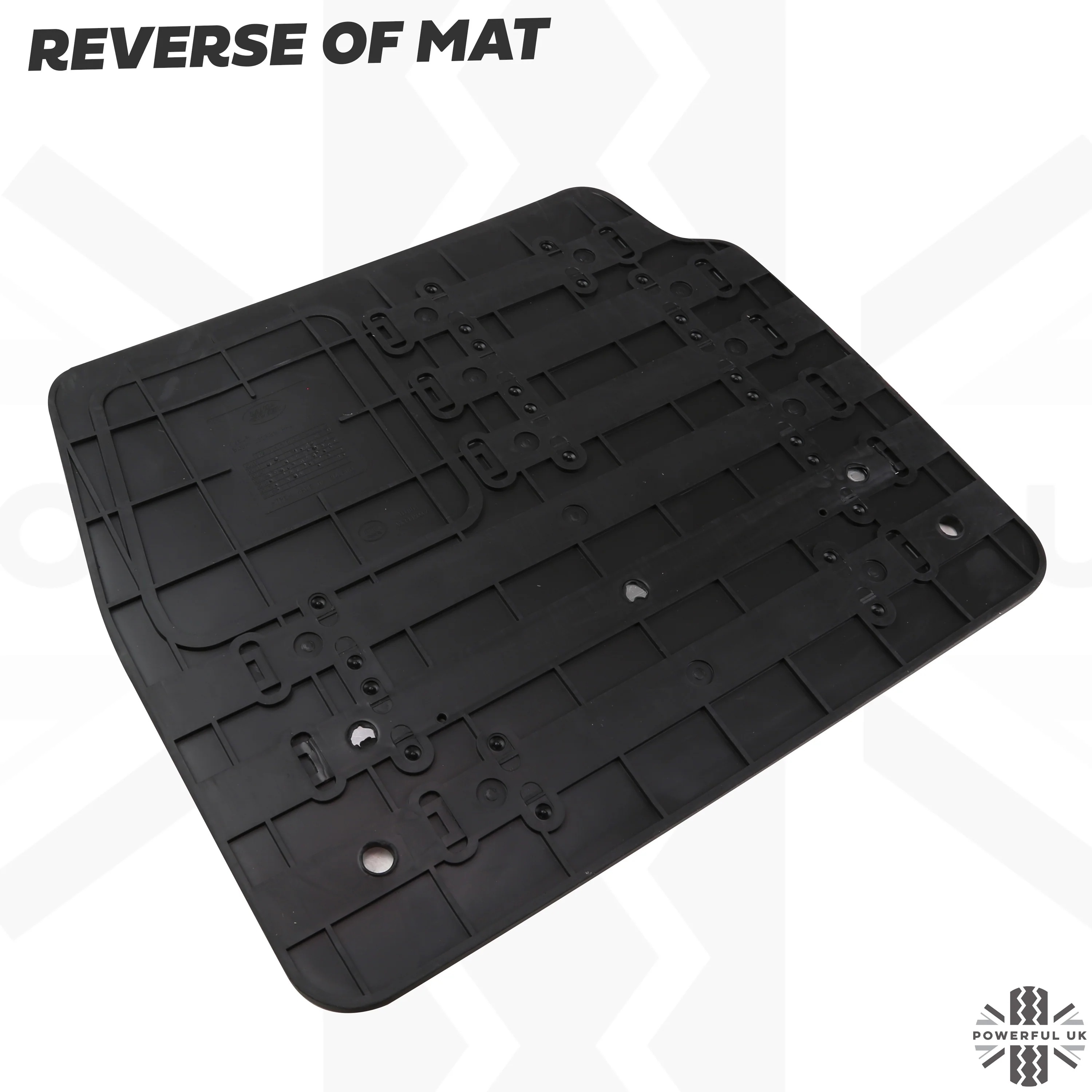 Rubber Floor Mats (genuine) - RHD - for Range Rover Evoque (2011-18) SALOON - Image 7
