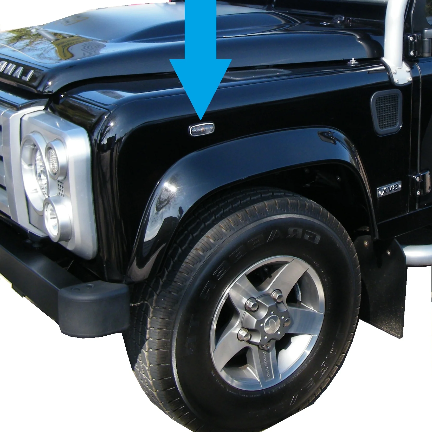 Side Repeaters Conversion Kit - LED - Smoked - Dynamic Sweep for Land Rover Defender - Image 10
