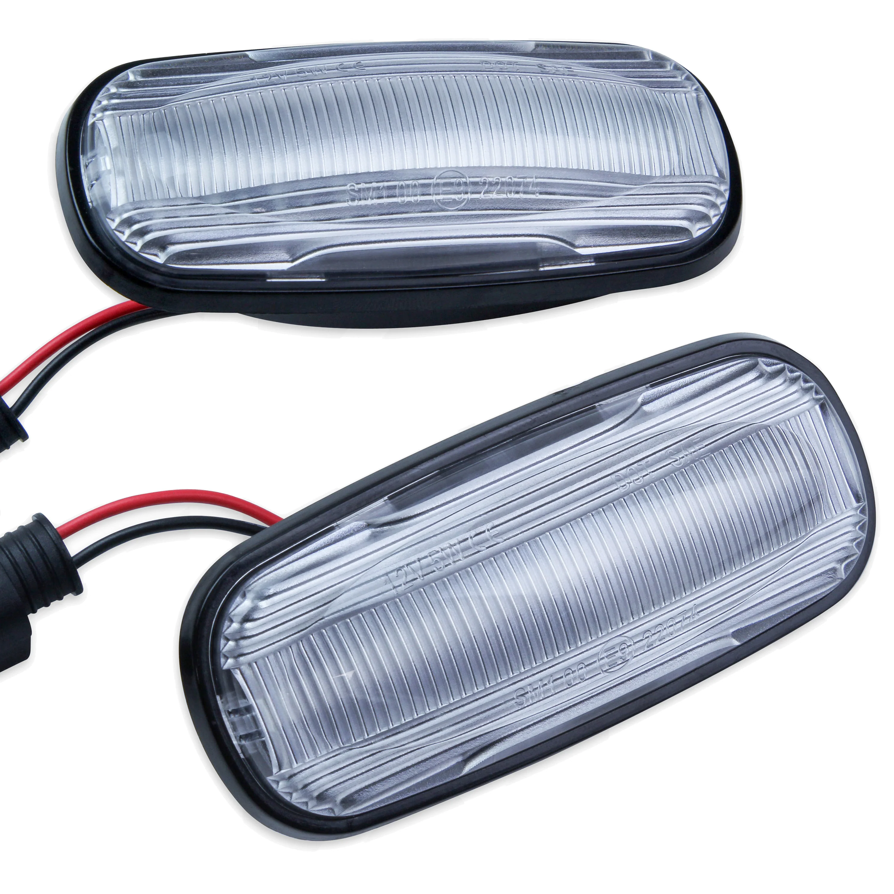 Side Repeaters (Pair) - LED - Clear - for Land Rover Defender