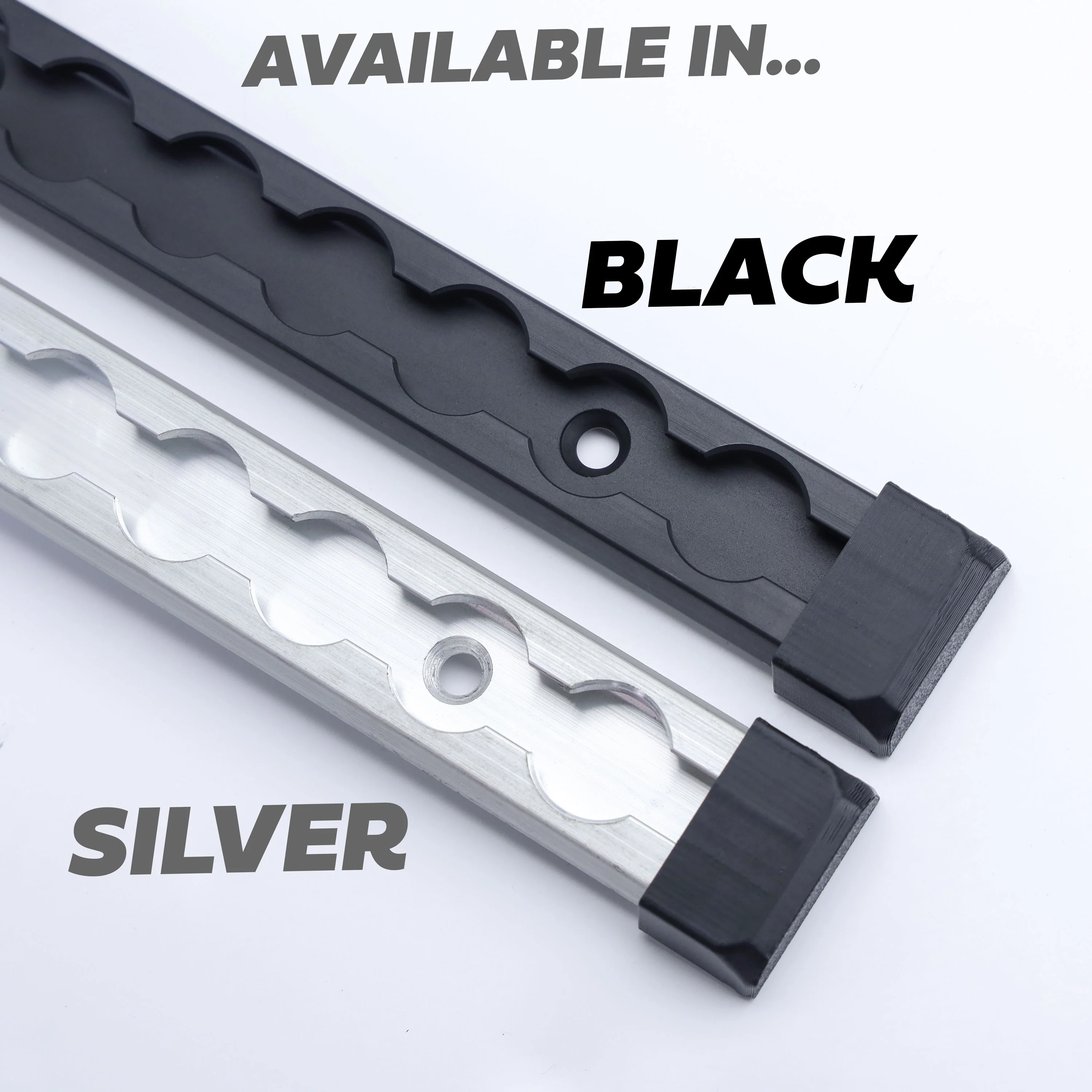 Silver Utility Side Rail for Land Rover Defender L663 90 - Left Kit - Image 7
