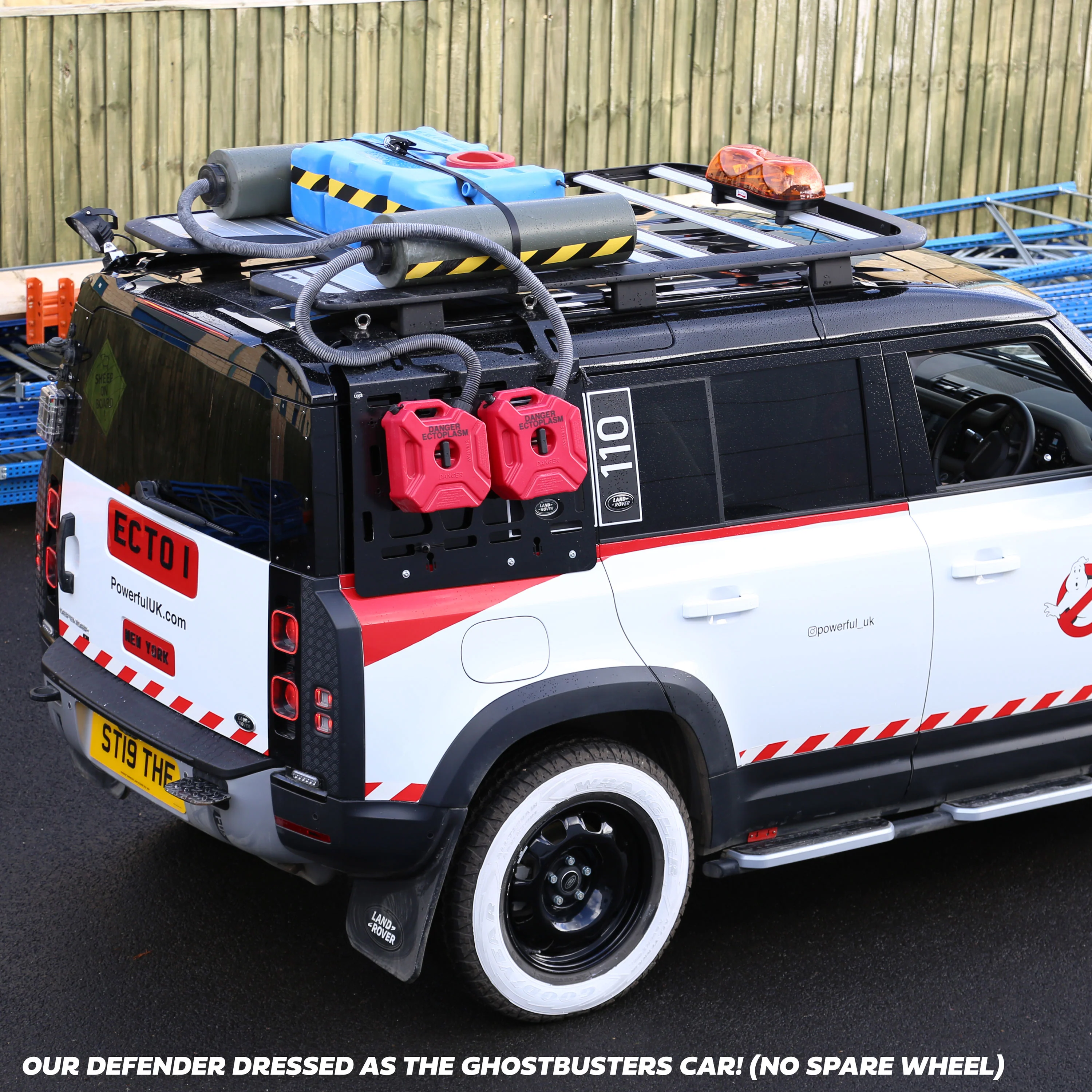 Spare Wheel Delete Cover Set for Land Rover Defender L663 - Tasman Blue - Image 9