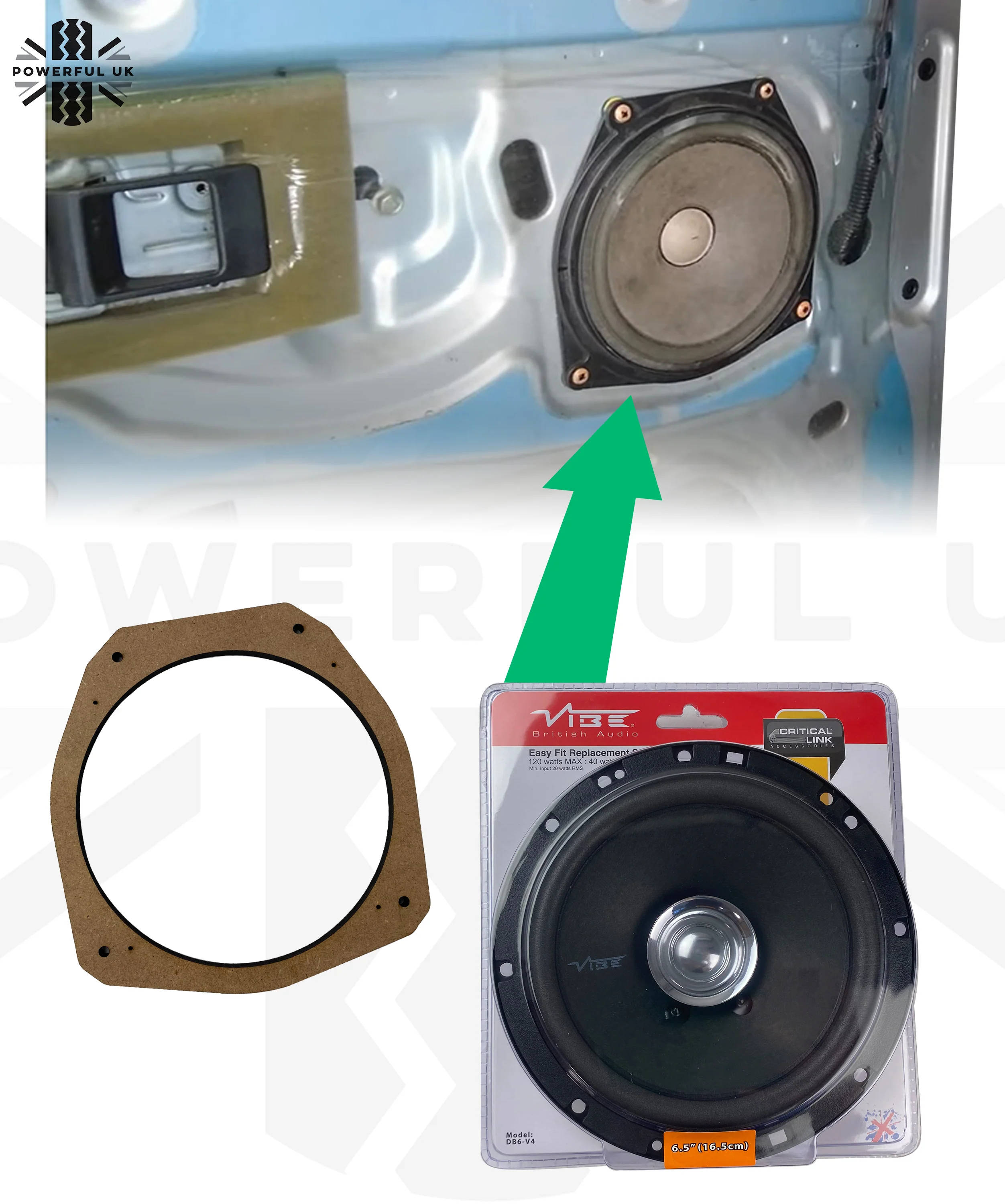 Speaker Upgrade Kit - Set of 4 for Land Rover Freelander 1 - Image 2
