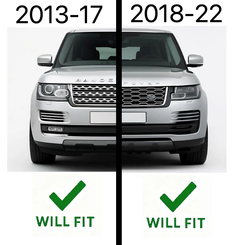 Start / Stop Chrome Metal Button Surround Trim for Range Rover L405 - Image 6